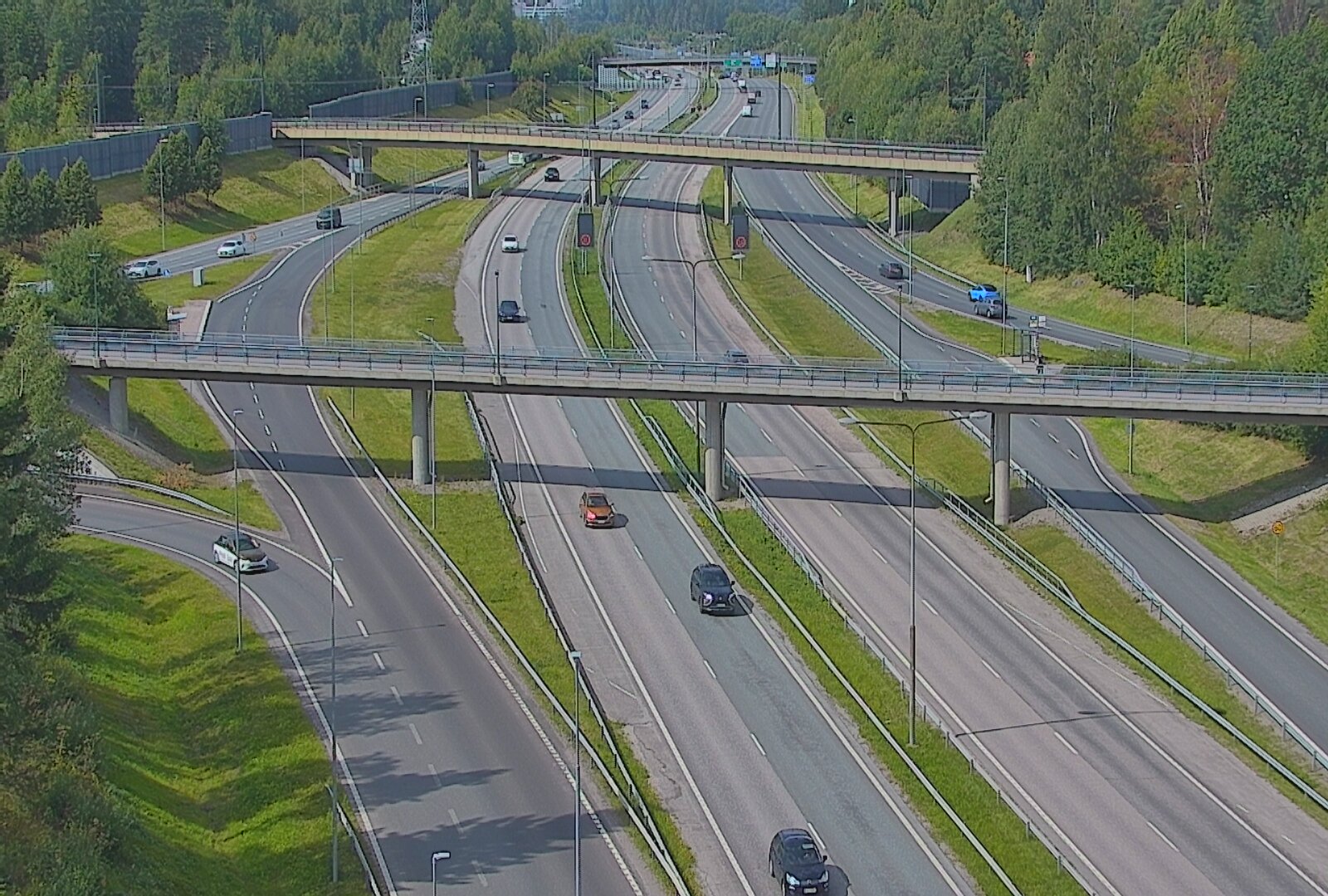 Weather Camera Image Road 101 Espoo, Turunväylä risteys, Espoo, Uusimaa