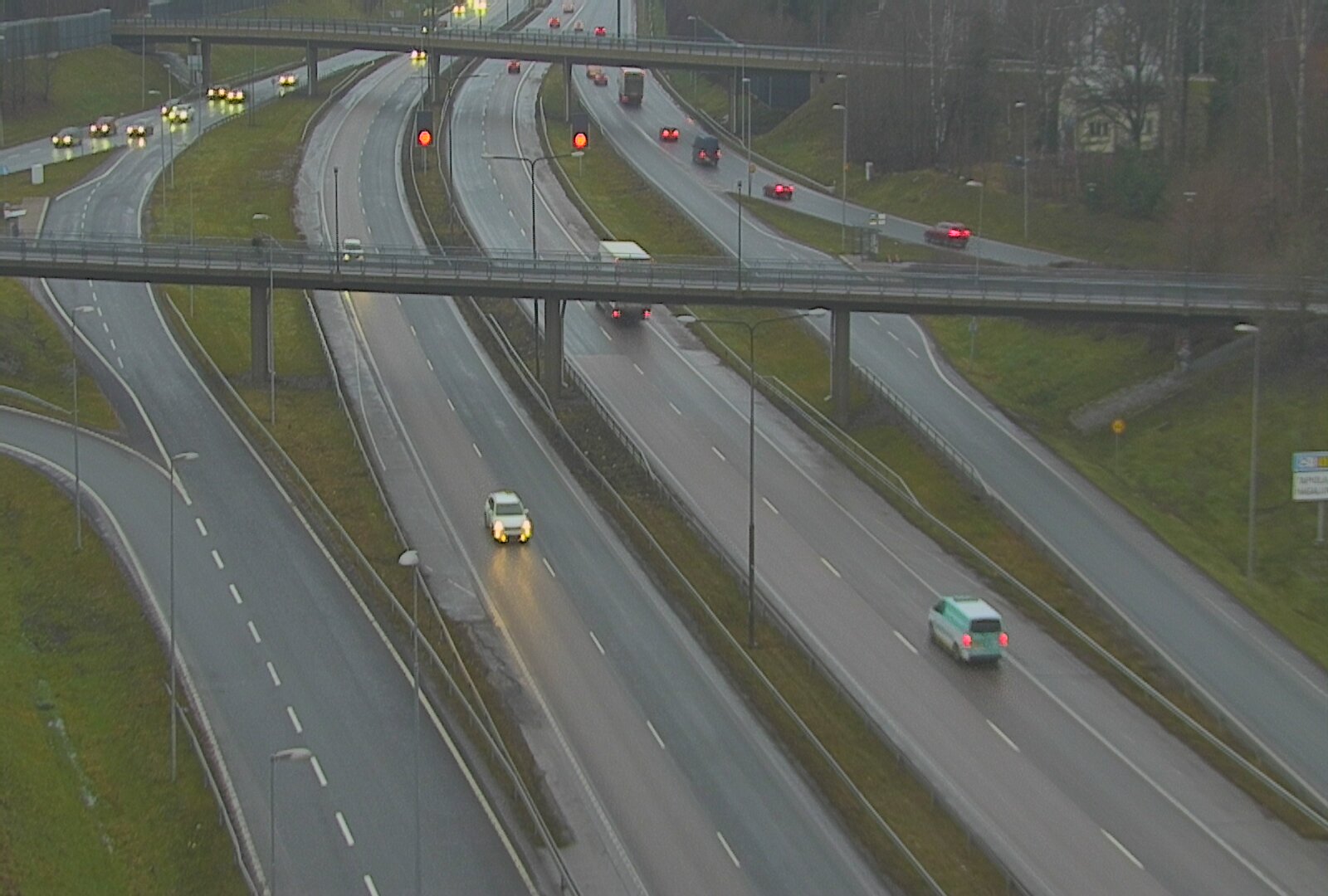 Weather Camera Image Väg 101 Esbo, Åboleden korsning, Espoo, Uusimaa