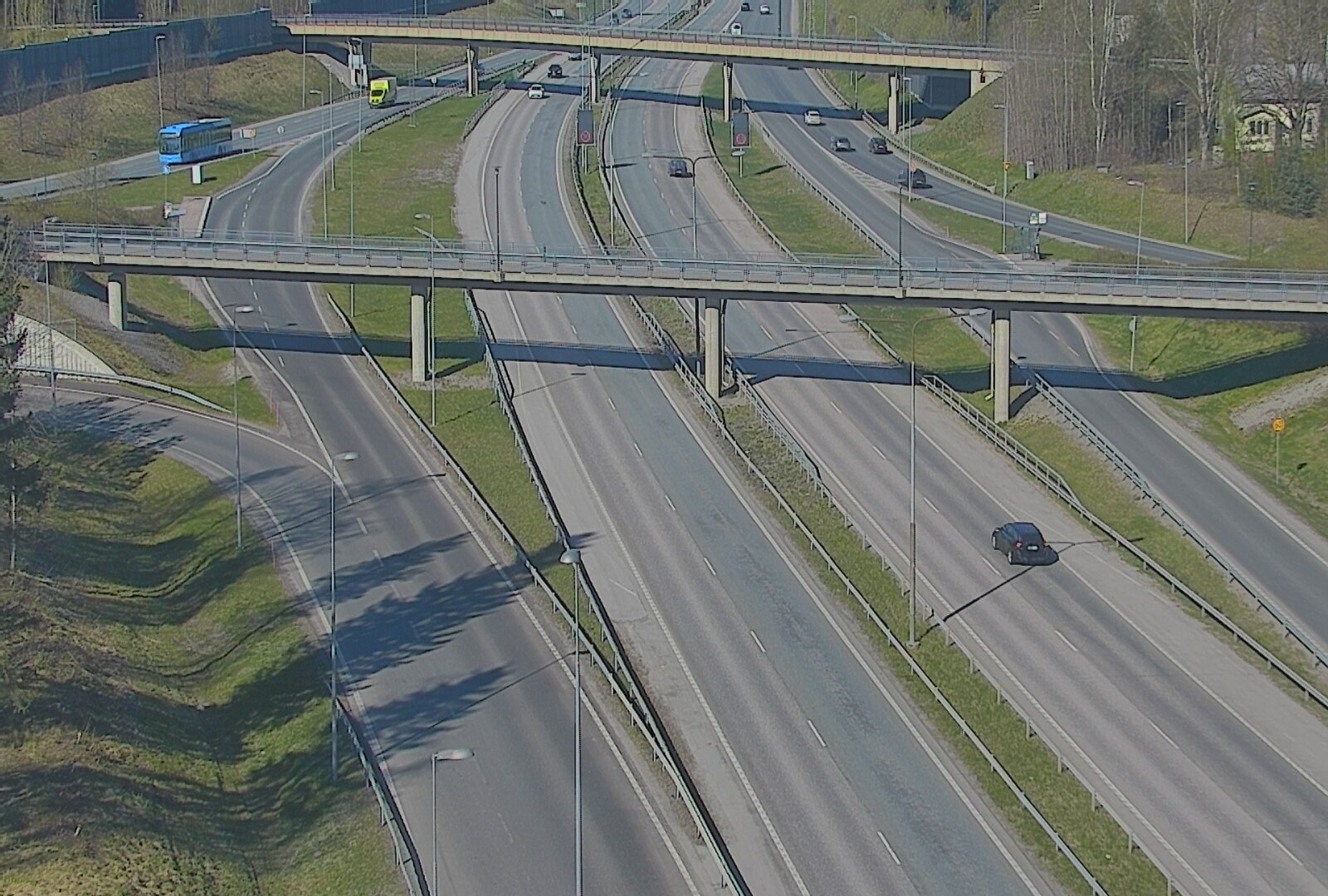 Weather Camera Image Väg 101 Esbo, Åboleden korsning, Espoo, Uusimaa