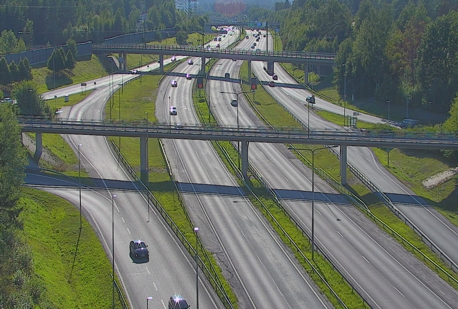 Kelikamerat Kuva Tie 101 Espoo, Turunväylän risteys, Espoo, Uusimaa