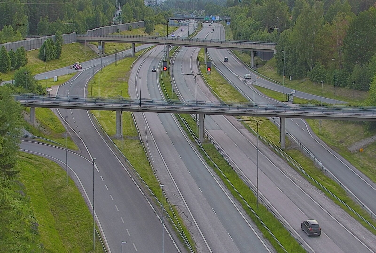 Kelikamerat Kuva Tie 101 Espoo, Turunväylän risteys, Espoo, Uusimaa