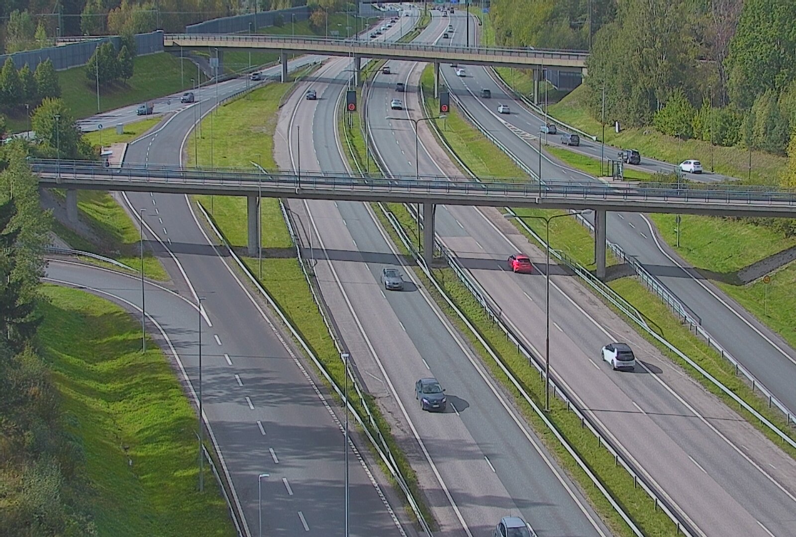 Weather Camera Image Road 101 Espoo, Turunväylä risteys, Espoo, Uusimaa
