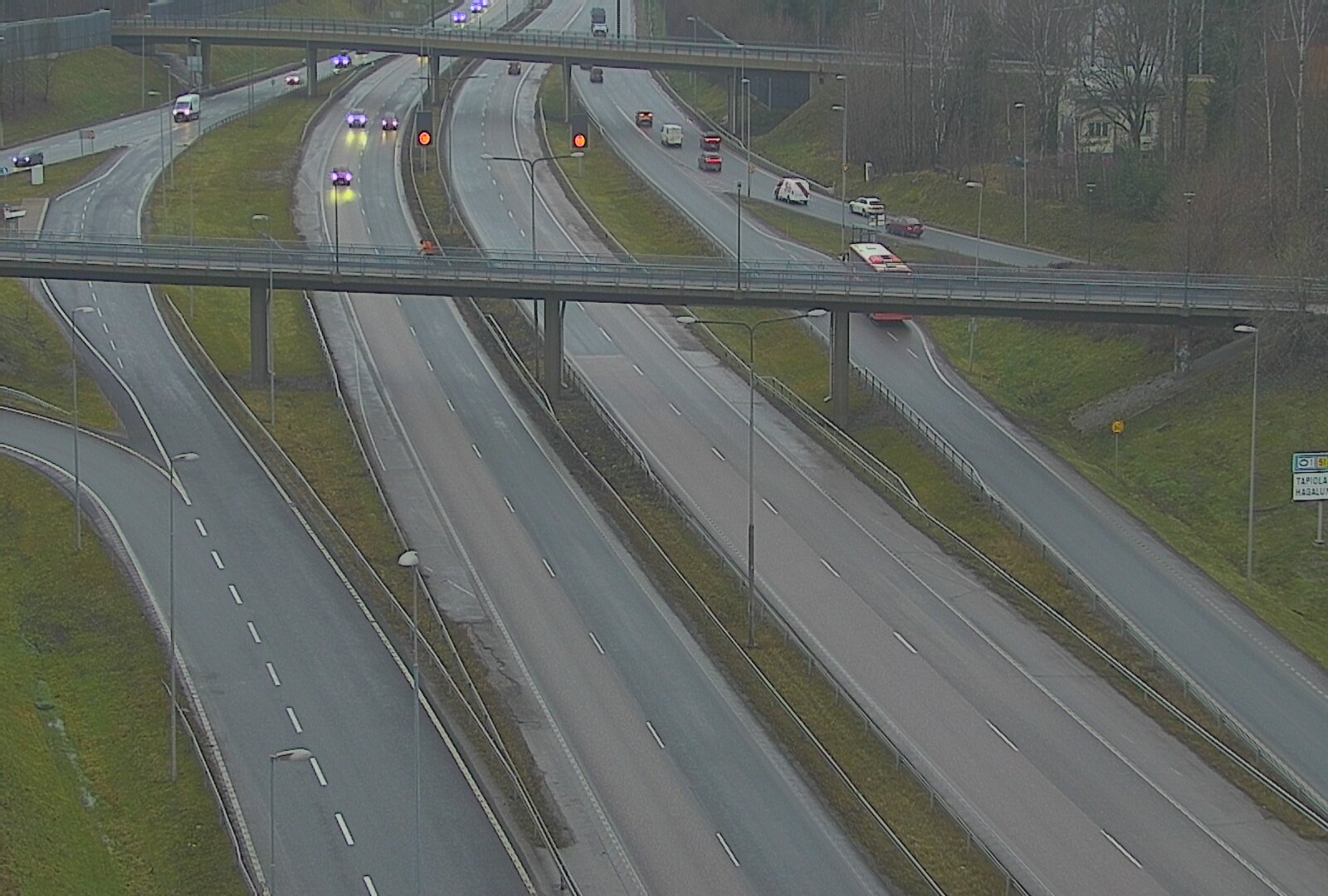 Weather Camera Image Väg 101 Esbo, Åboleden korsning, Espoo, Uusimaa