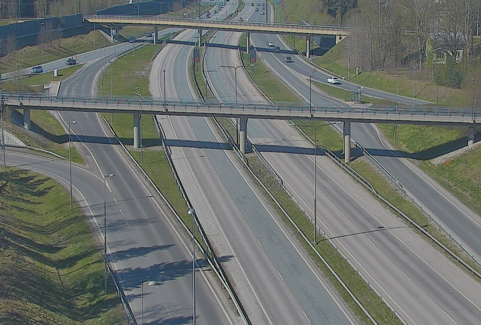 Weather Camera Image Väg 101 Esbo, Åboleden korsning, Espoo, Uusimaa