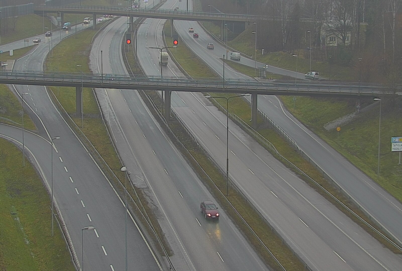 Weather Camera Image Väg 101 Esbo, Åboleden korsning, Espoo, Uusimaa