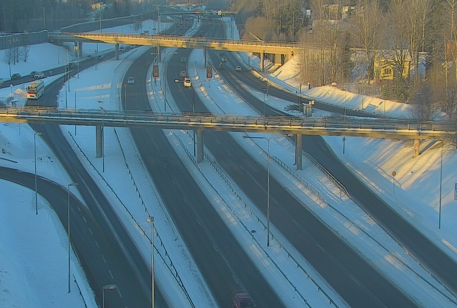 Kelikamerat Kuva Tie 101 Espoo, Turunväylän risteys, Espoo, Uusimaa