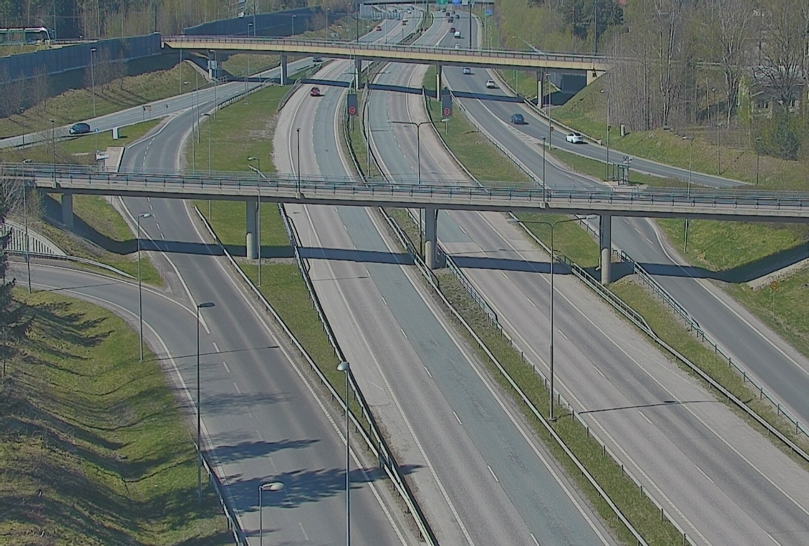Weather Camera Image Väg 101 Esbo, Åboleden korsning, Espoo, Uusimaa