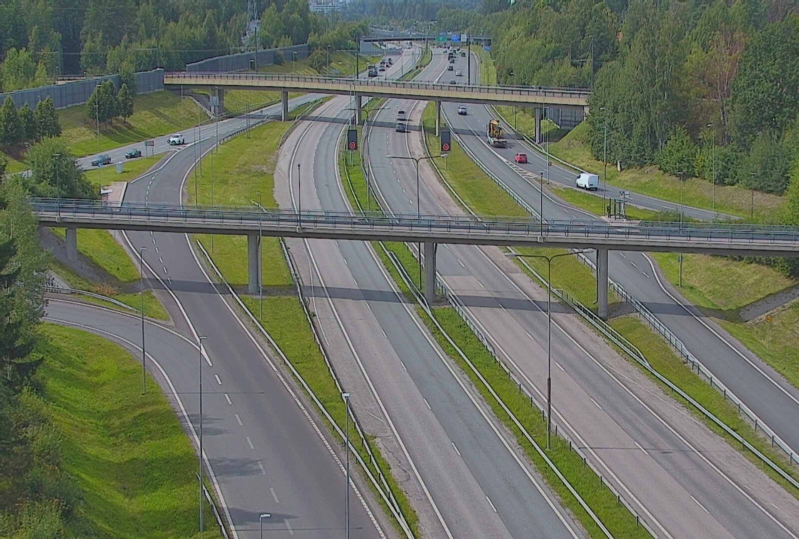 Weather Camera Image Road 101 Espoo, Turunväylä risteys, Espoo, Uusimaa