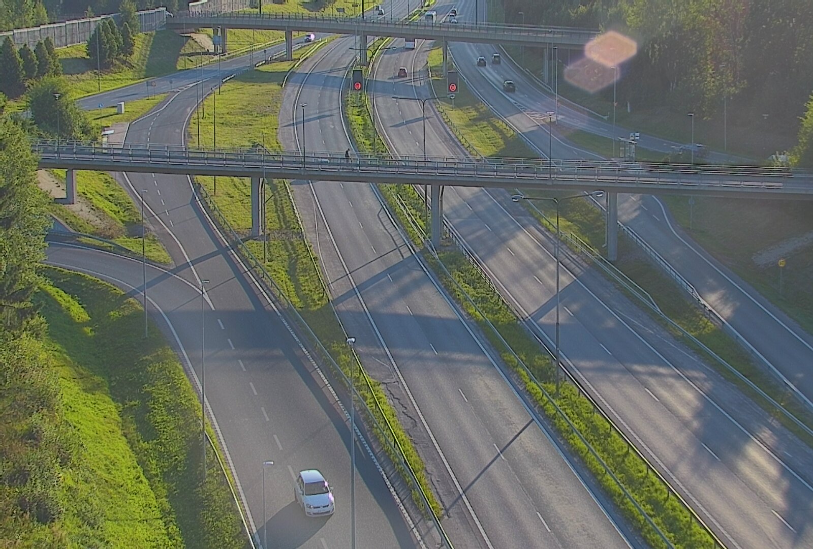 Kelikamerat Kuva Tie 101 Espoo, Turunväylän risteys, Espoo, Uusimaa