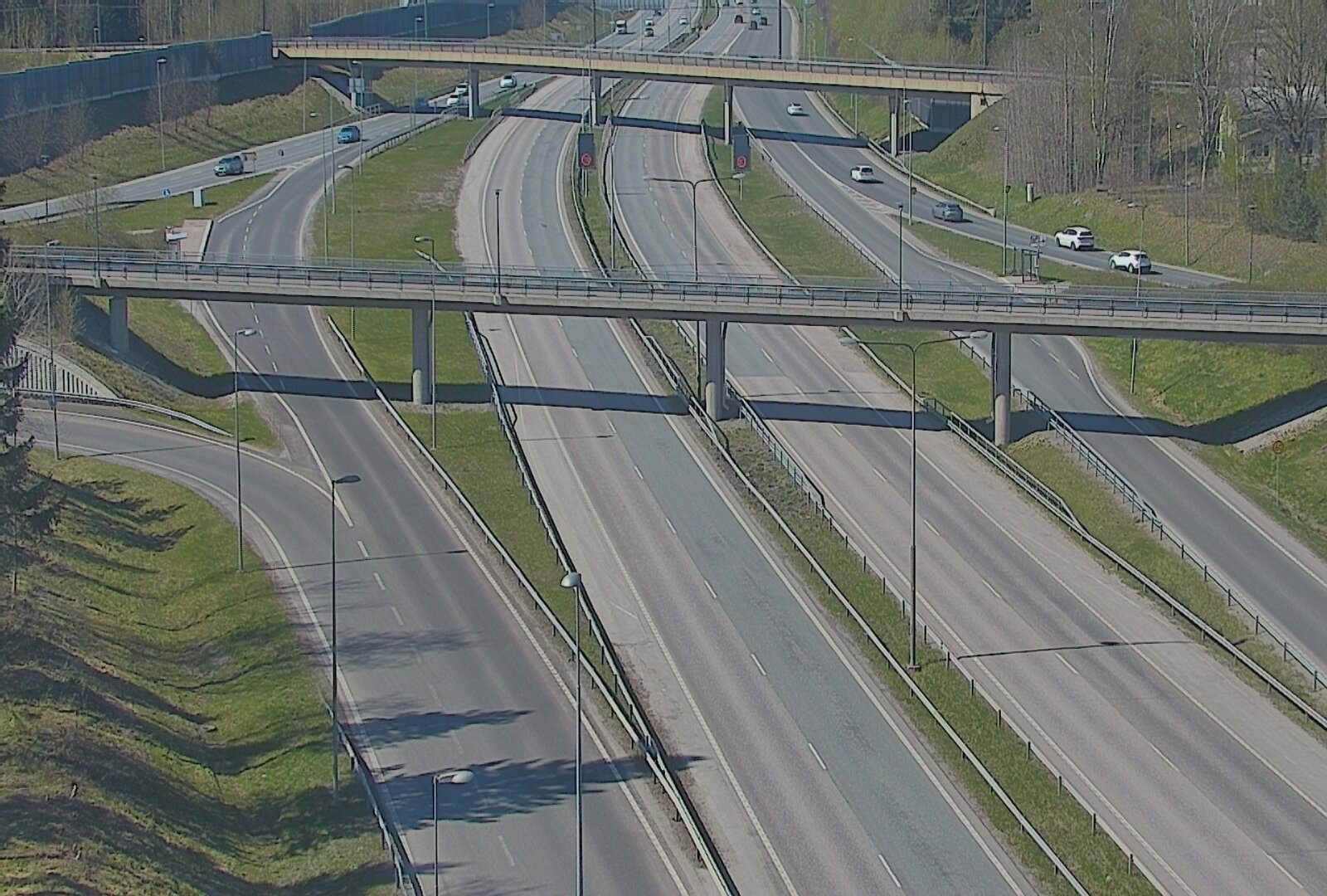 Weather Camera Image Väg 101 Esbo, Åboleden korsning, Espoo, Uusimaa