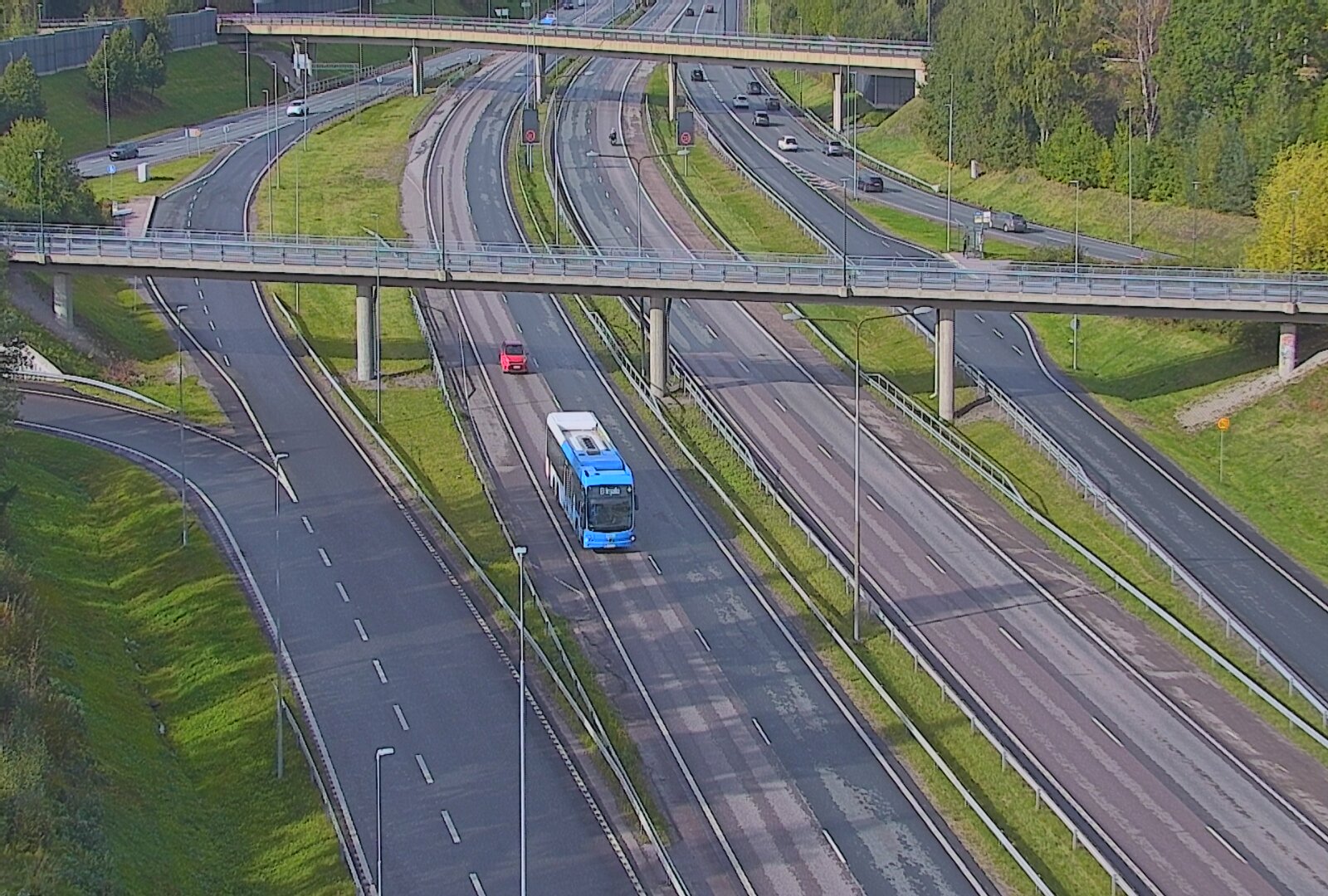 Kelikamerat Kuva Tie 101 Espoo, Turunväylän risteys, Espoo, Uusimaa
