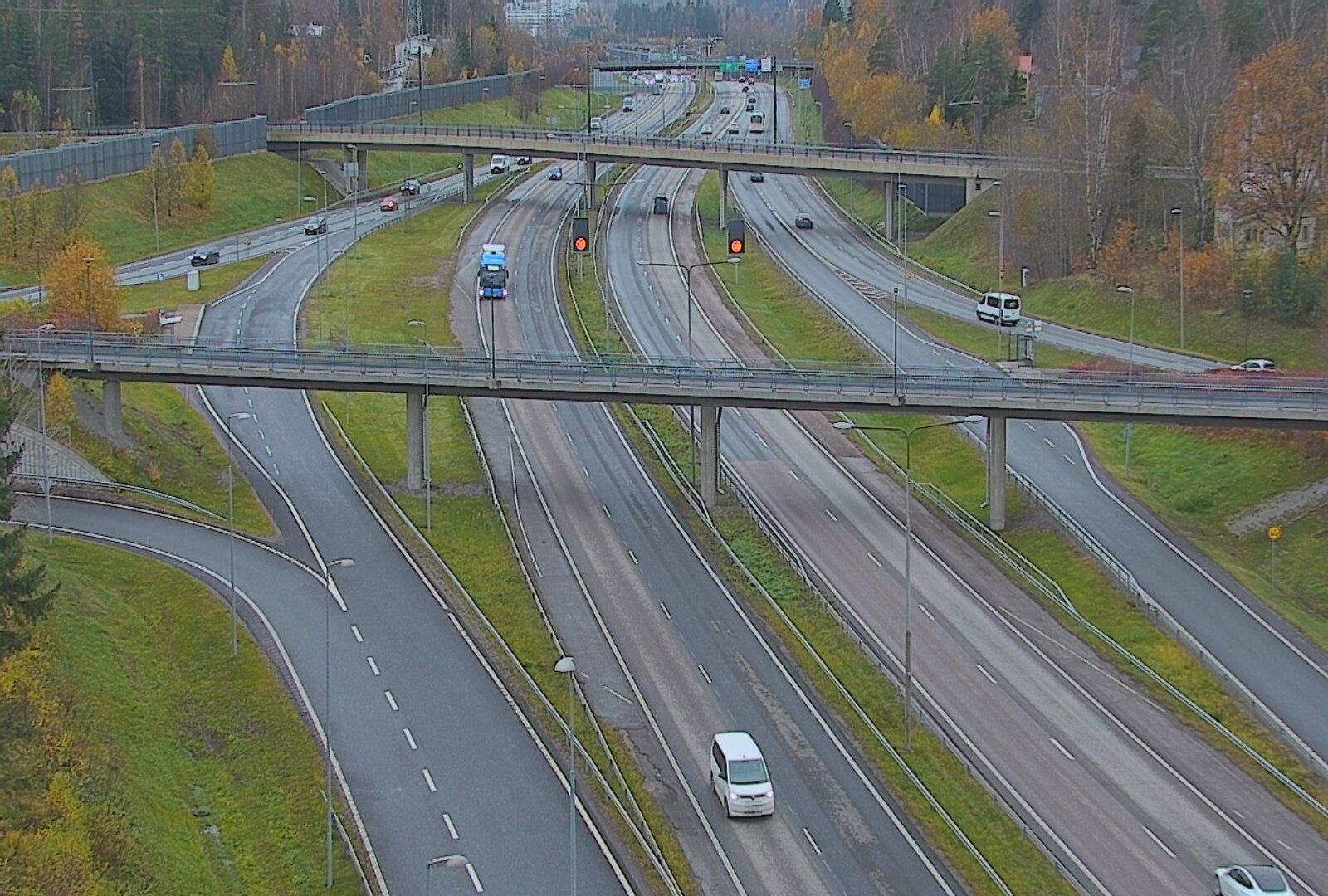 Kelikamerat Kuva Tie 101 Espoo, Turunväylän risteys, Espoo, Uusimaa