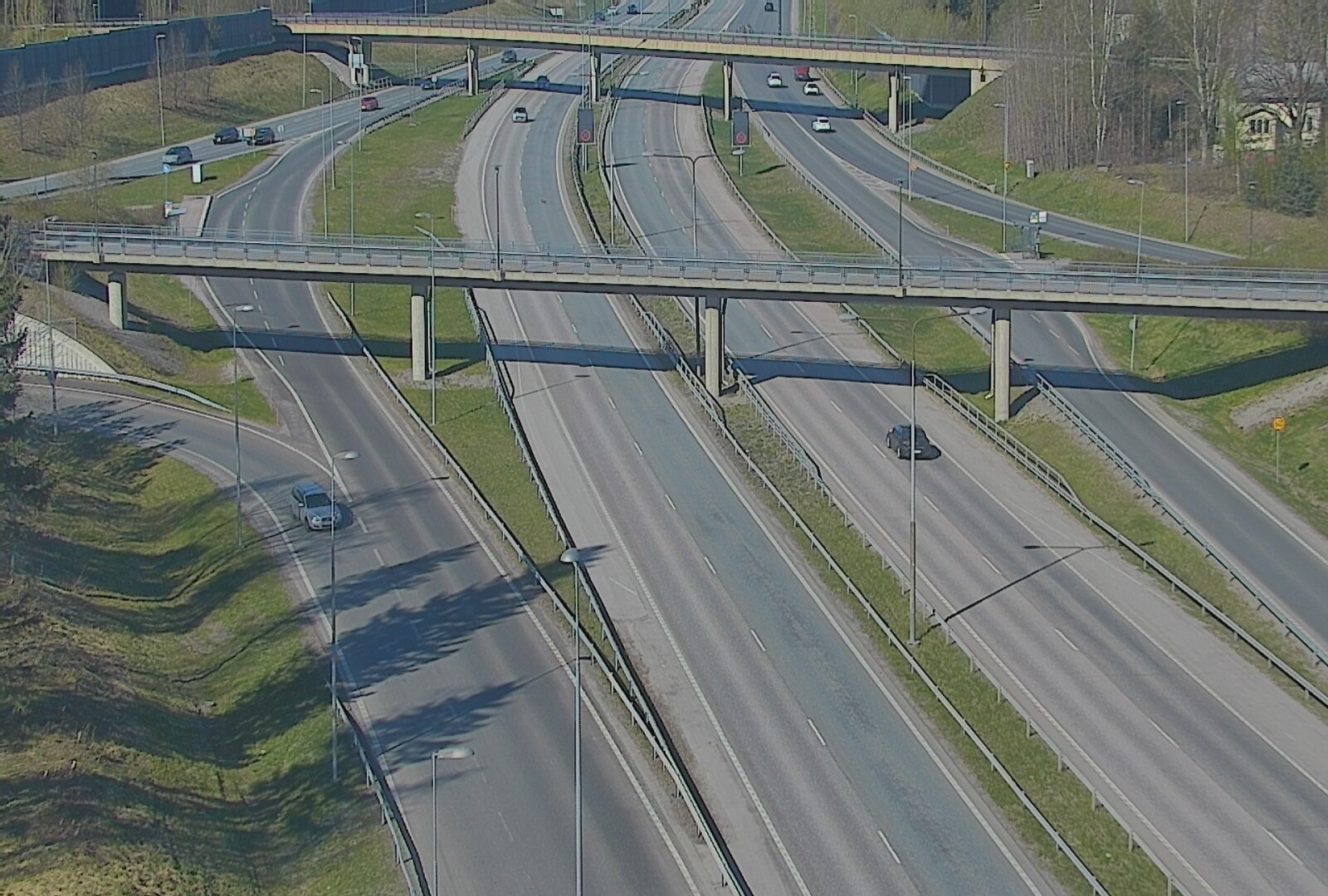 Weather Camera Image Väg 101 Esbo, Åboleden korsning, Espoo, Uusimaa