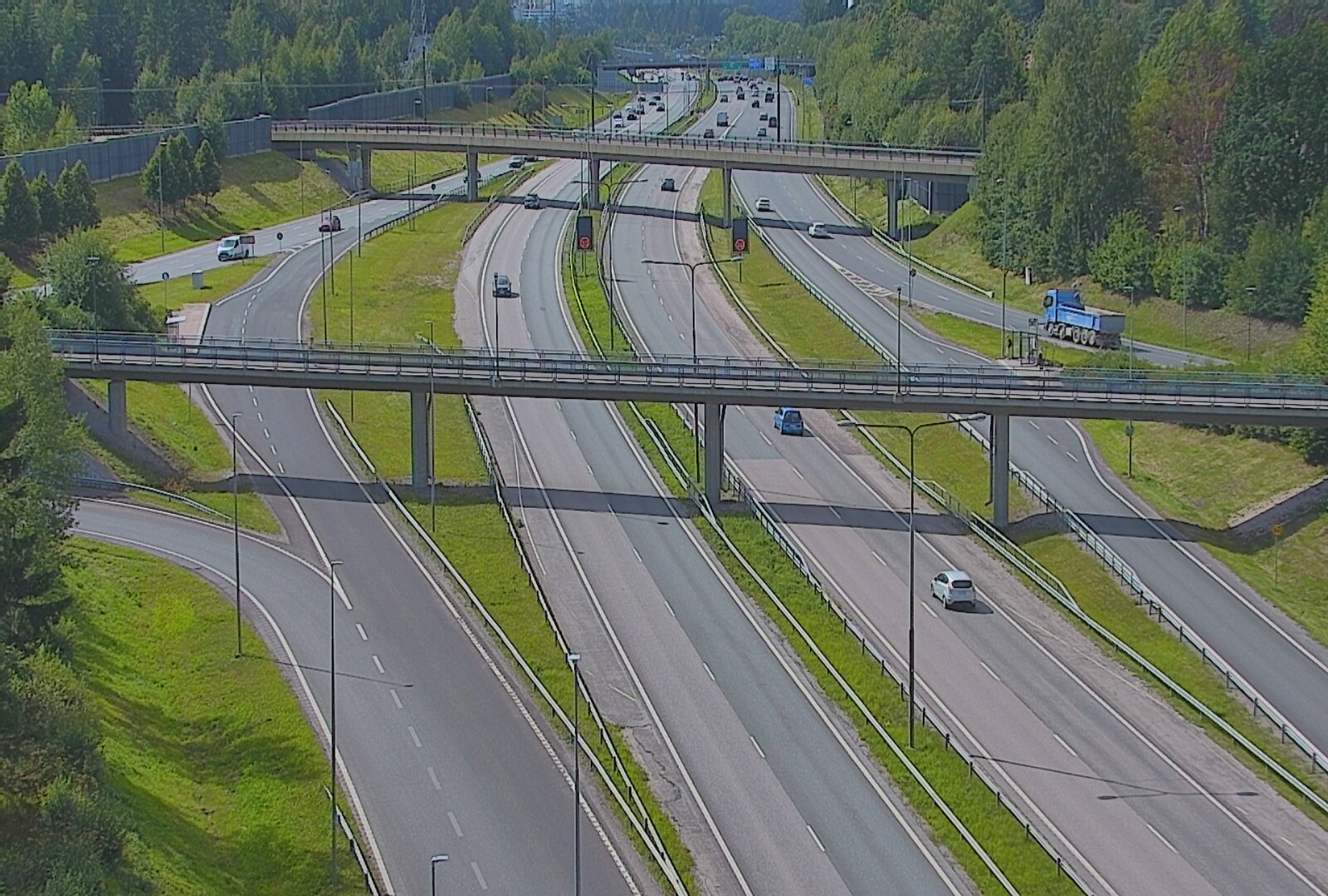 Kelikamerat Kuva Tie 101 Espoo, Turunväylän risteys, Espoo, Uusimaa