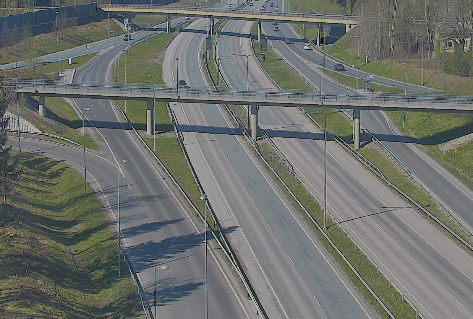 Weather Camera Image Väg 101 Esbo, Åboleden korsning, Espoo, Uusimaa