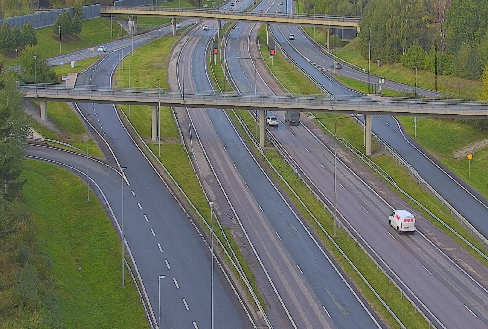 Weather Camera Image Road 101 Espoo, Turunväylä risteys, Espoo, Uusimaa
