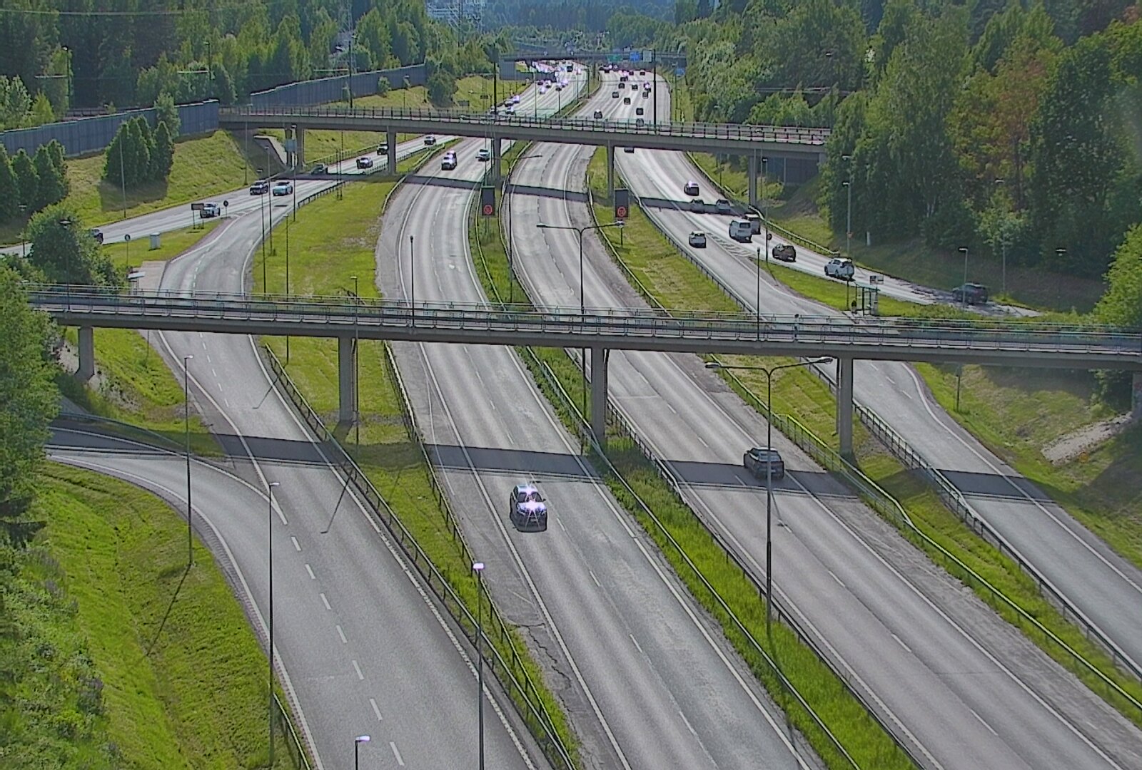 Kelikamerat Kuva Tie 101 Espoo, Turunväylän risteys, Espoo, Uusimaa