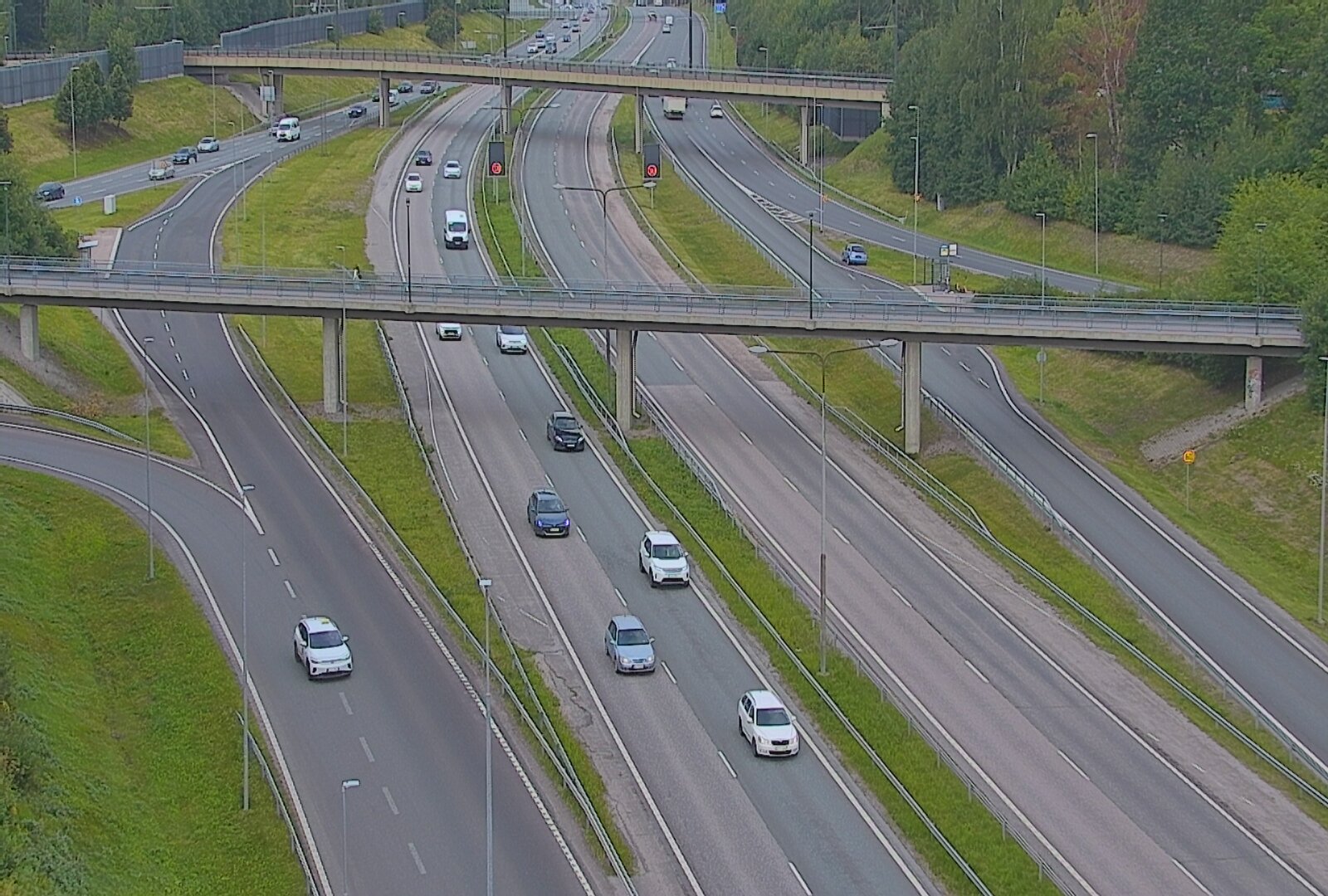 Kelikamerat Kuva Tie 101 Espoo, Turunväylän risteys, Espoo, Uusimaa
