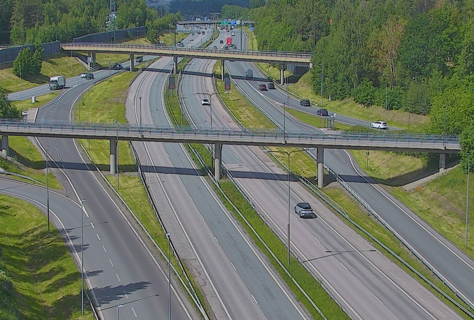 Kelikamerat Kuva Tie 101 Espoo, Turunväylän risteys, Espoo, Uusimaa
