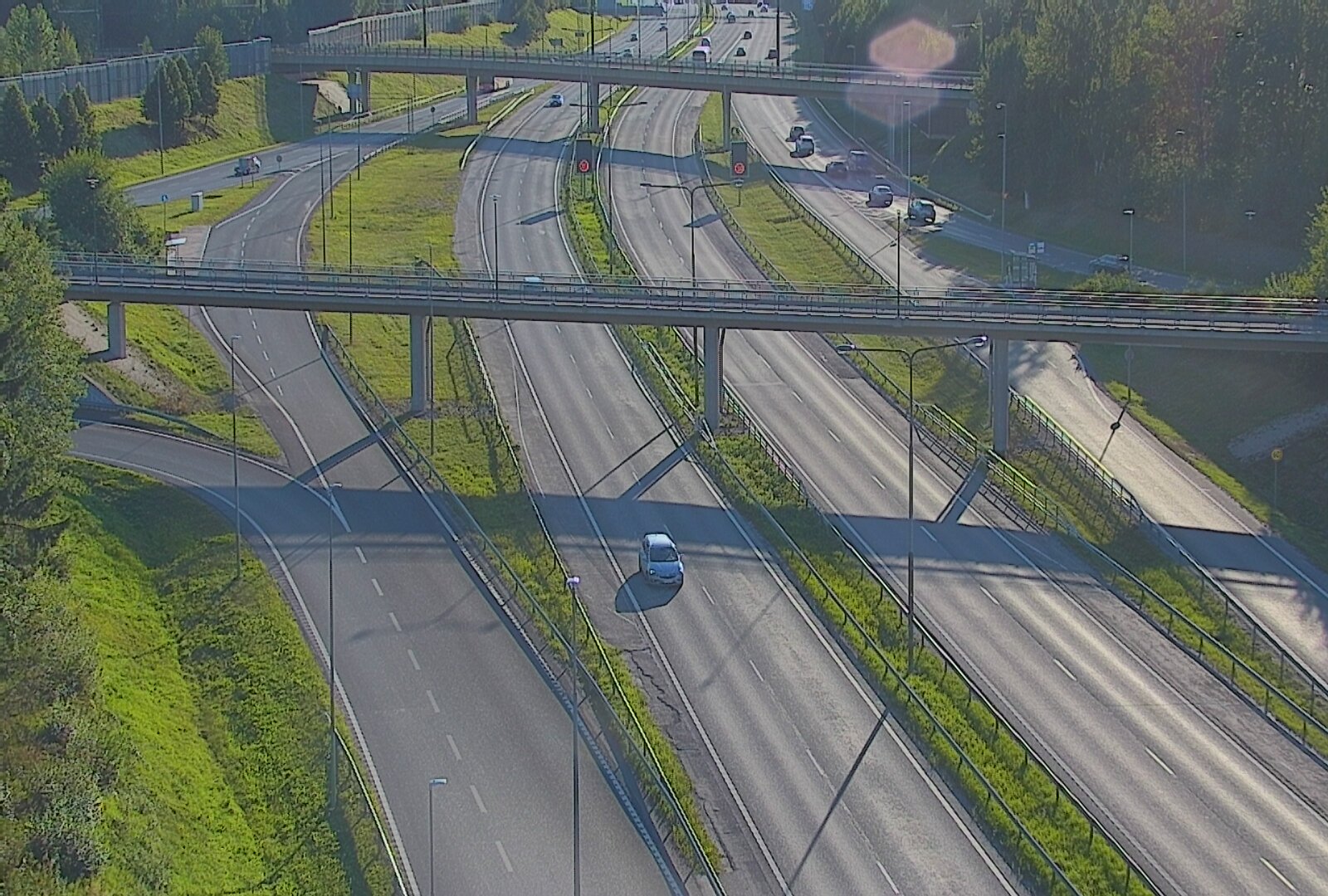 Kelikamerat Kuva Tie 101 Espoo, Turunväylän risteys, Espoo, Uusimaa