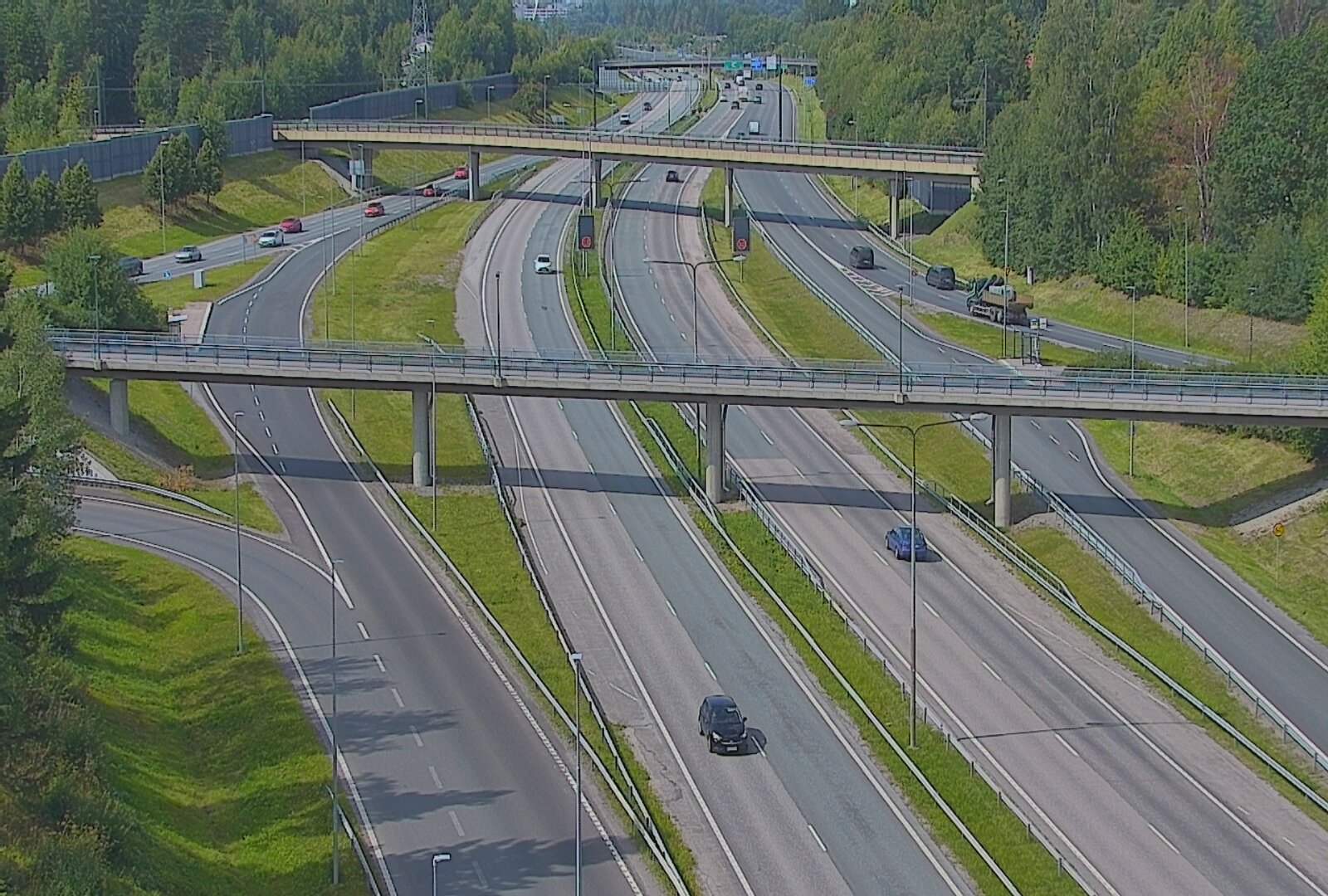 Weather Camera Image Road 101 Espoo, Turunväylä risteys, Espoo, Uusimaa