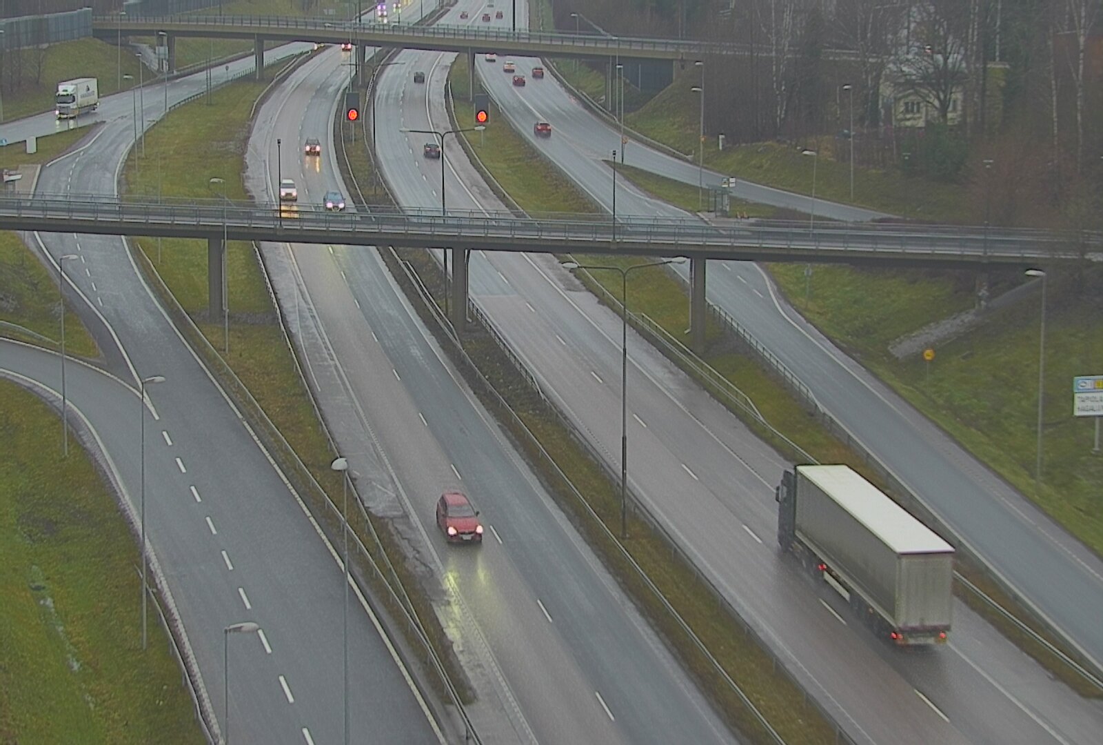 Weather Camera Image Väg 101 Esbo, Åboleden korsning, Espoo, Uusimaa