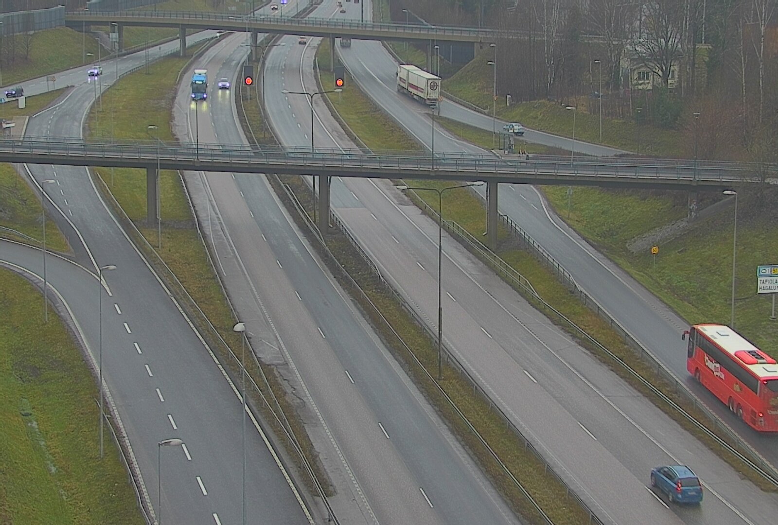 Weather Camera Image Väg 101 Esbo, Åboleden korsning, Espoo, Uusimaa