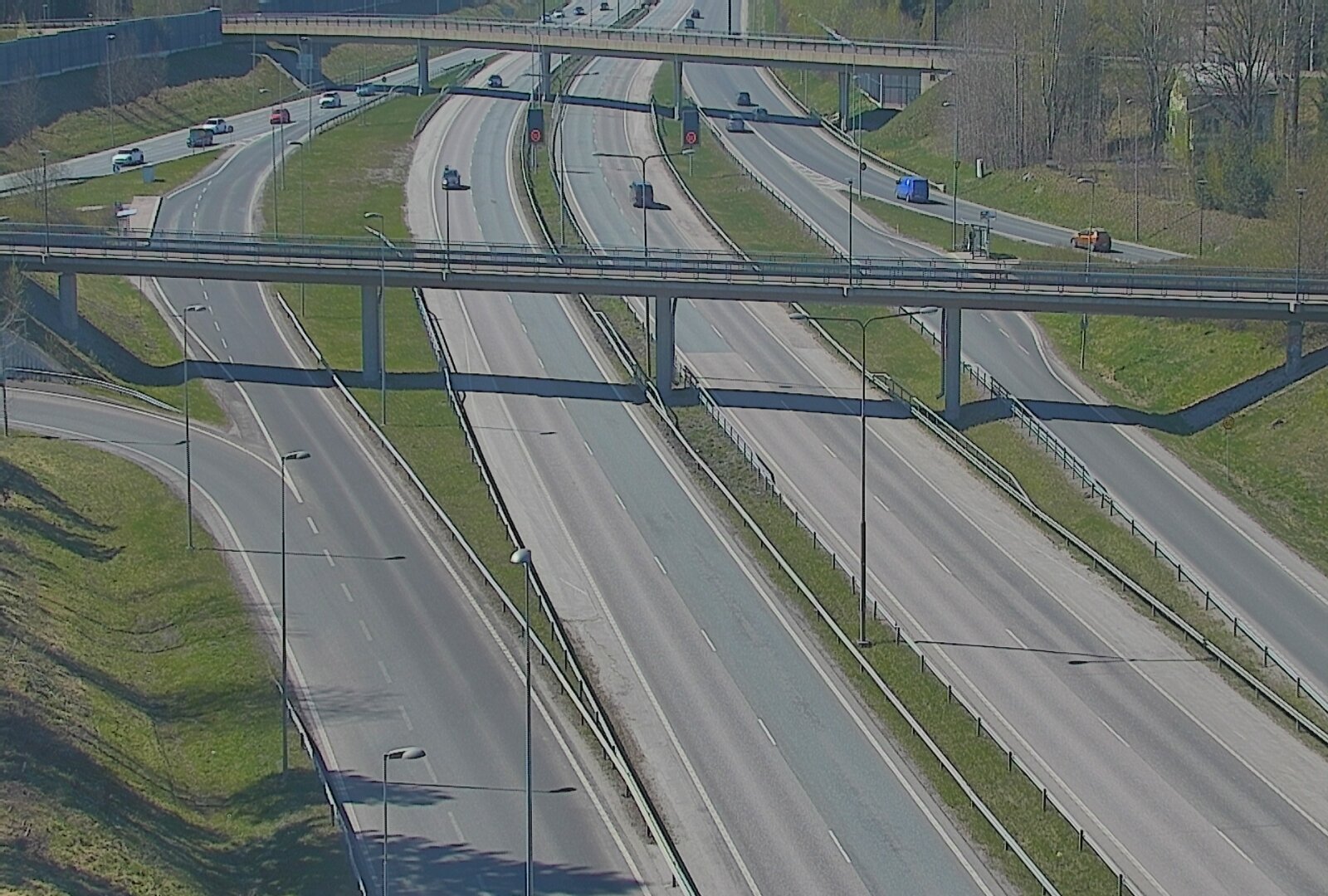 Weather Camera Image Väg 101 Esbo, Åboleden korsning, Espoo, Uusimaa