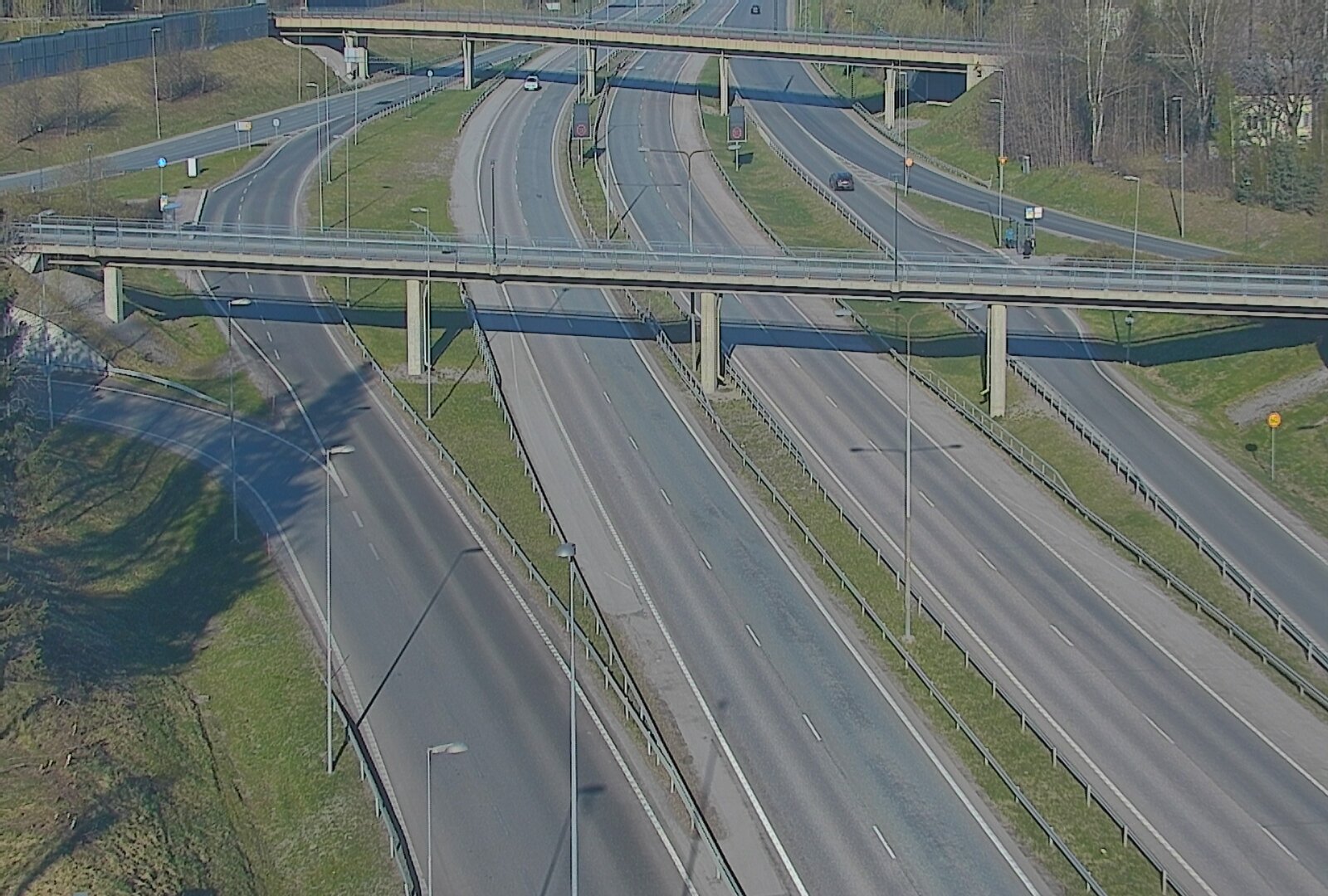 Weather Camera Image Väg 101 Esbo, Åboleden korsning, Espoo, Uusimaa