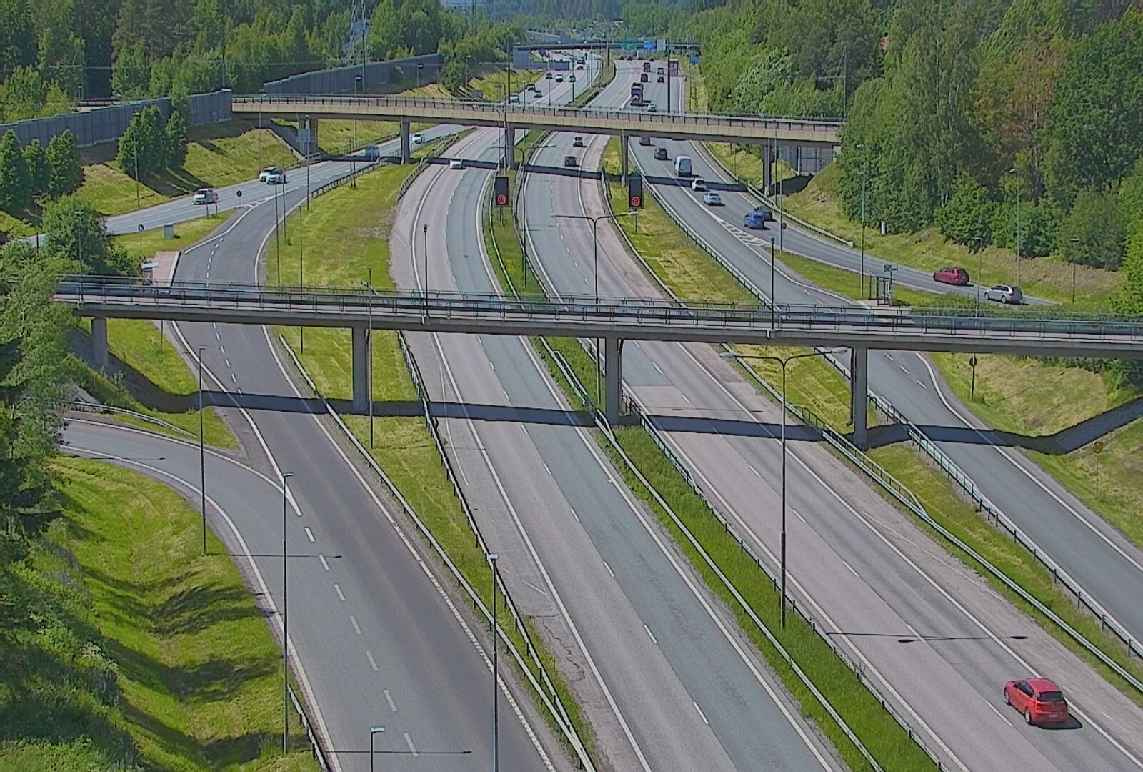 Kelikamerat Kuva Tie 101 Espoo, Turunväylän risteys, Espoo, Uusimaa