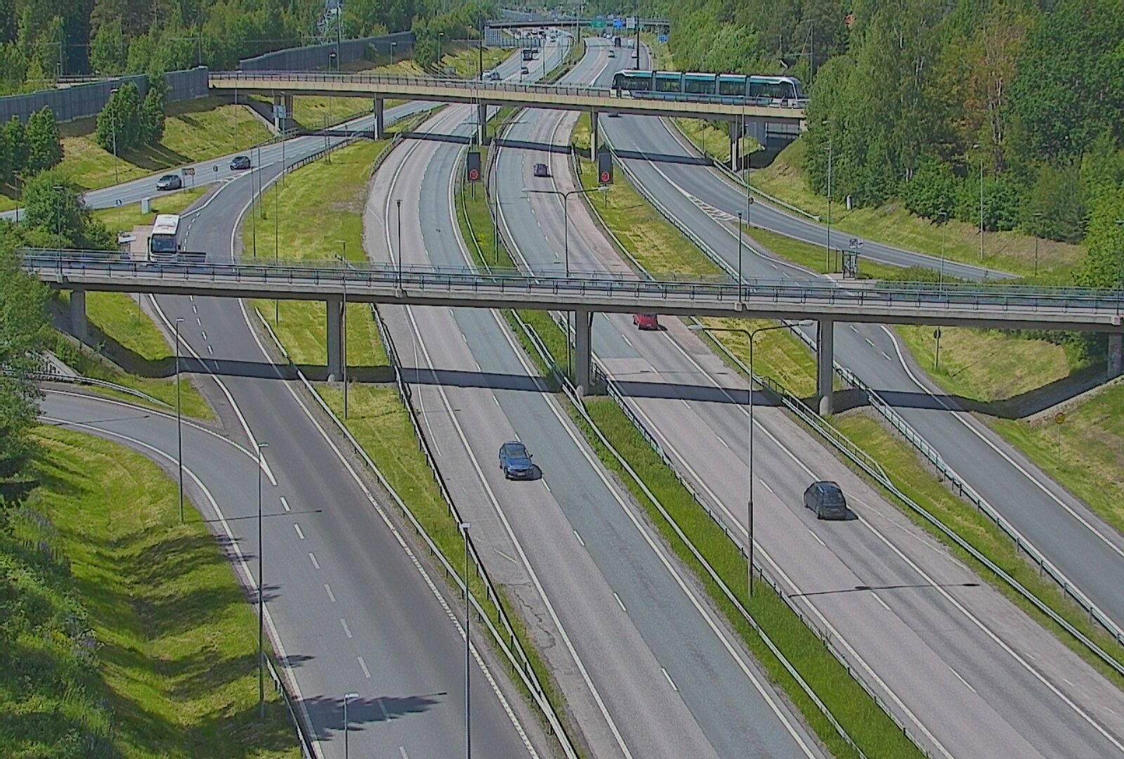 Kelikamerat Kuva Tie 101 Espoo, Turunväylän risteys, Espoo, Uusimaa