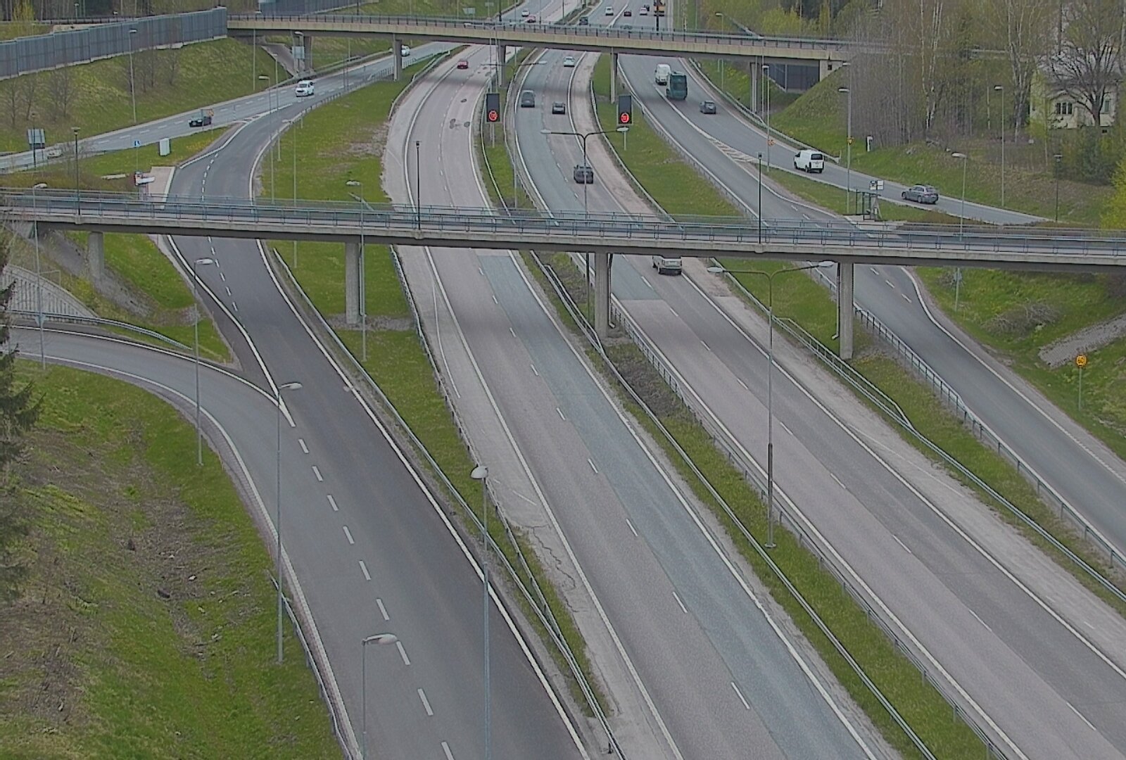 Weather Camera Image Road 101 Espoo, Turunväylä risteys, Espoo, Uusimaa