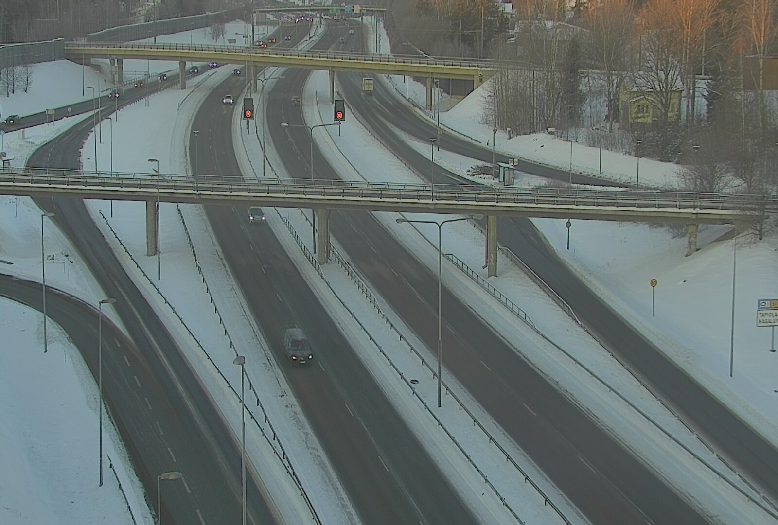 Kelikamerat Kuva Tie 101 Espoo, Turunväylän risteys, Espoo, Uusimaa