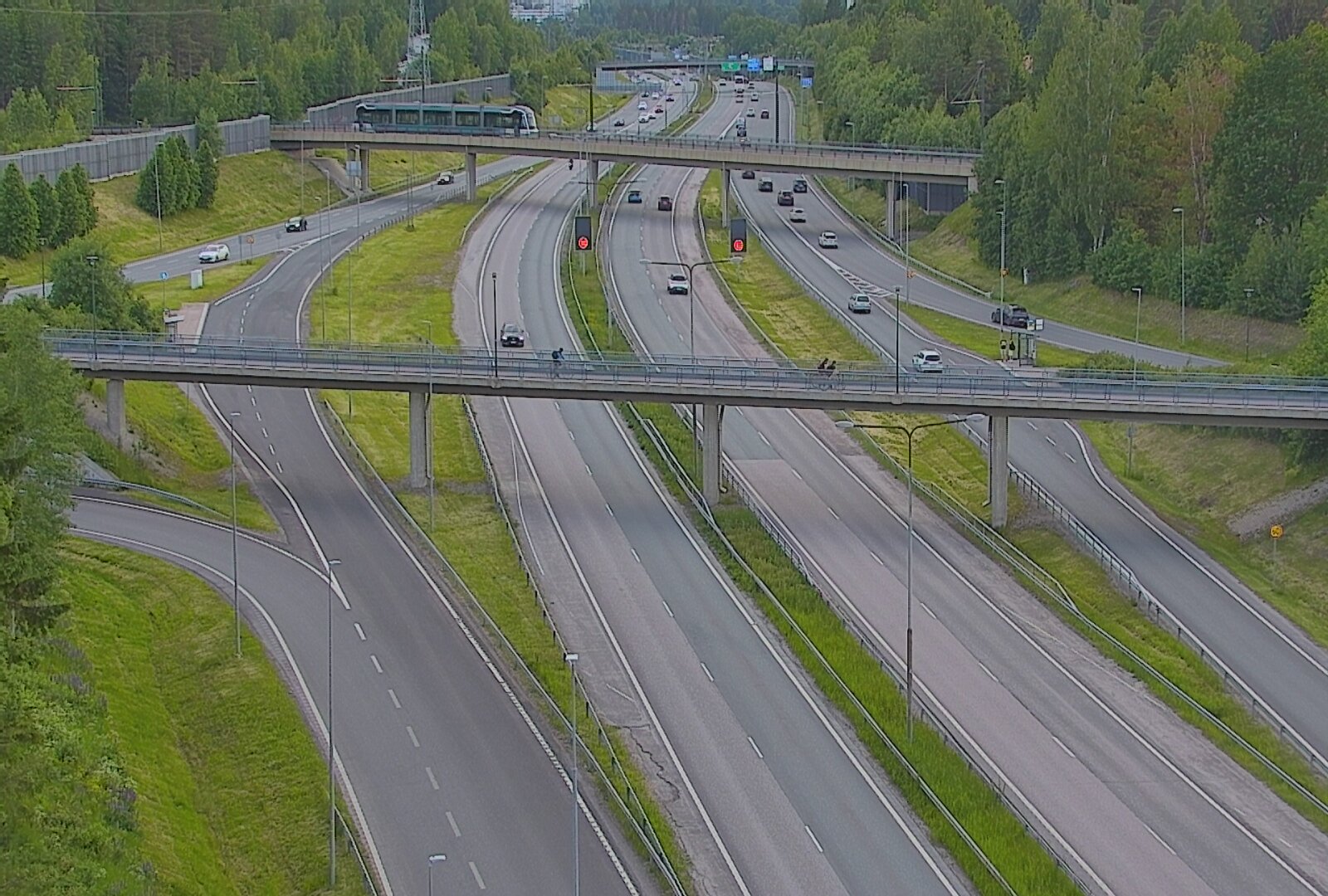 Kelikamerat Kuva Tie 101 Espoo, Turunväylän risteys, Espoo, Uusimaa
