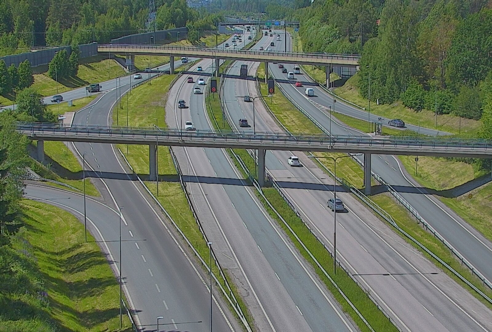 Kelikamerat Kuva Tie 101 Espoo, Turunväylän risteys, Espoo, Uusimaa