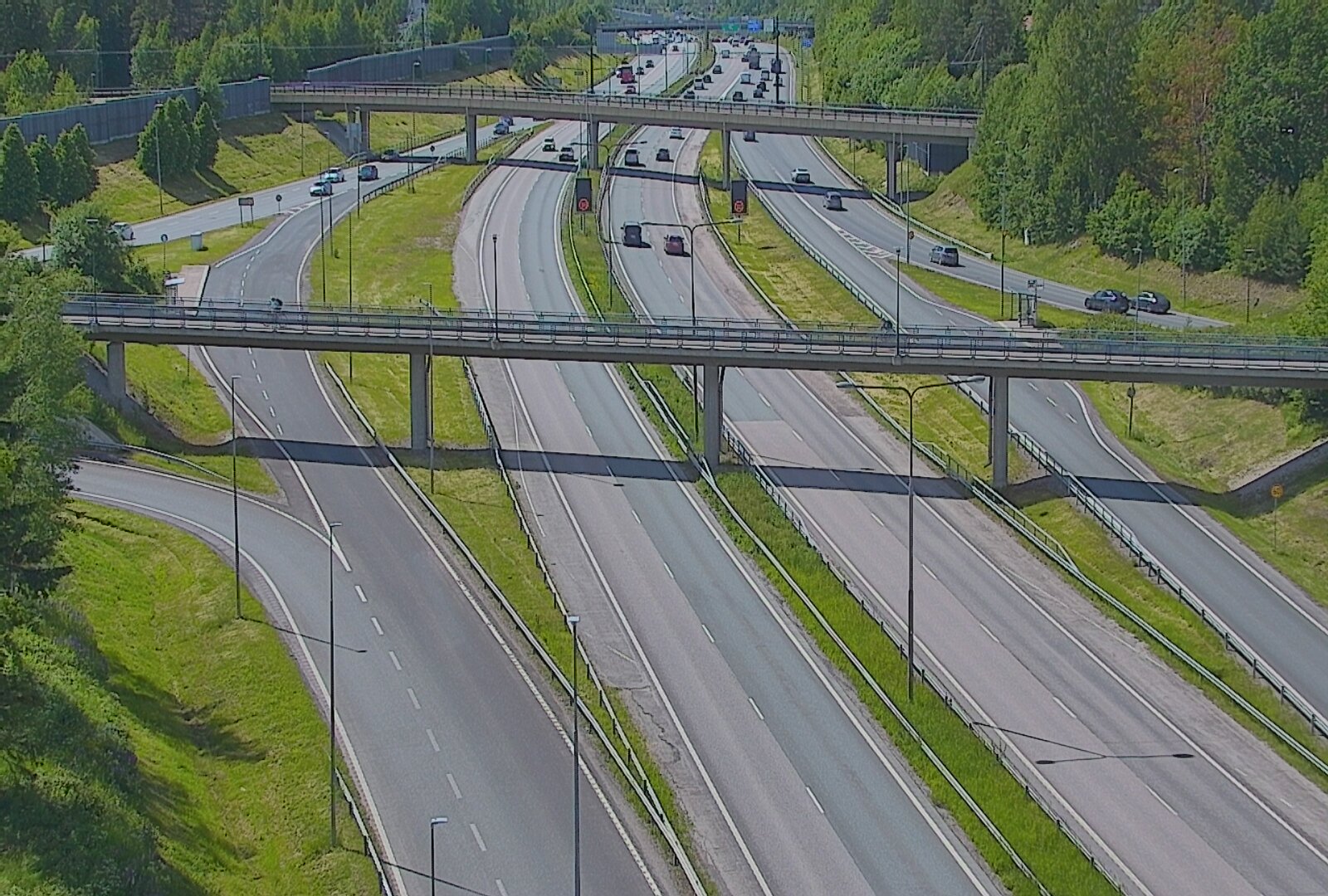Kelikamerat Kuva Tie 101 Espoo, Turunväylän risteys, Espoo, Uusimaa