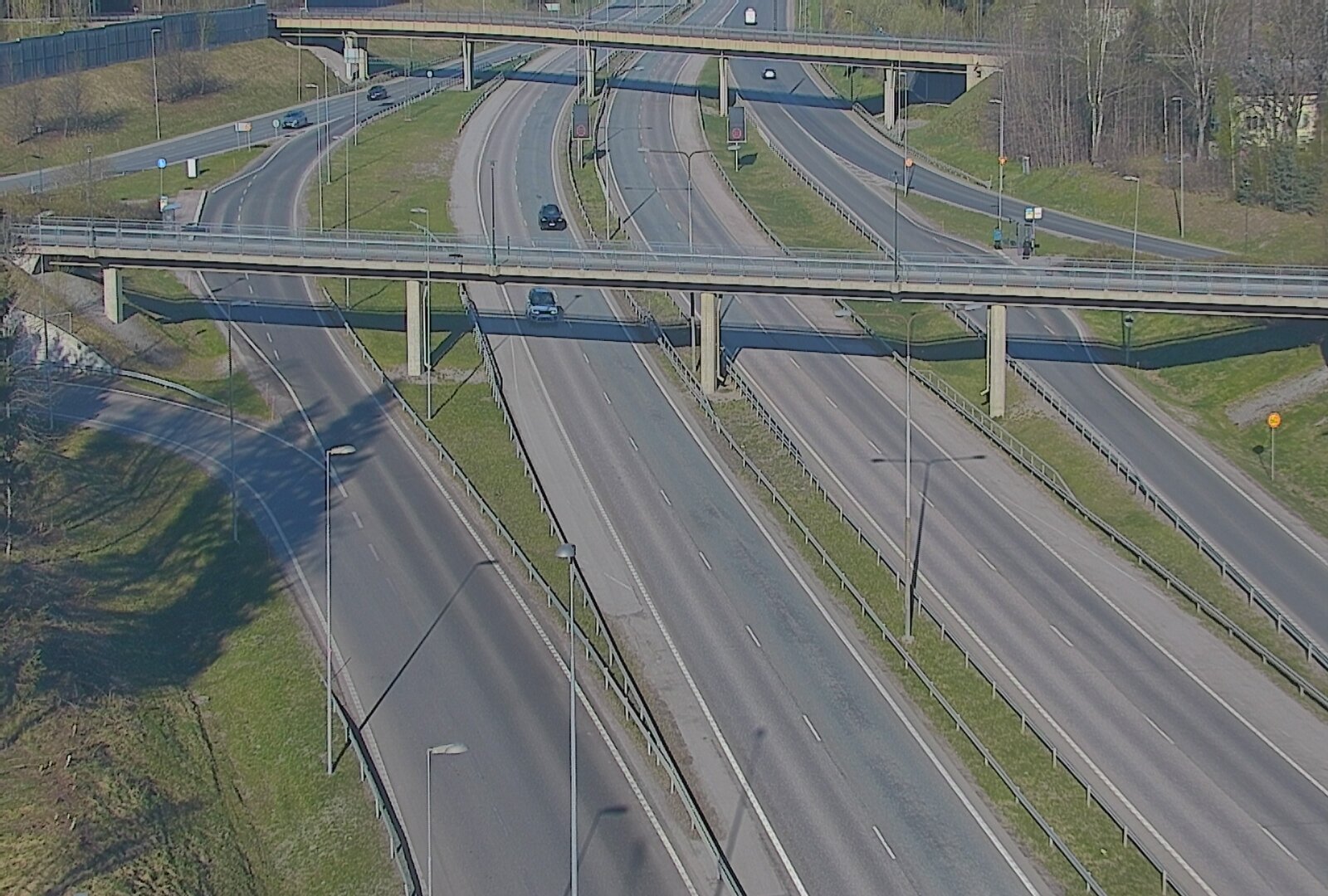 Weather Camera Image Väg 101 Esbo, Åboleden korsning, Espoo, Uusimaa