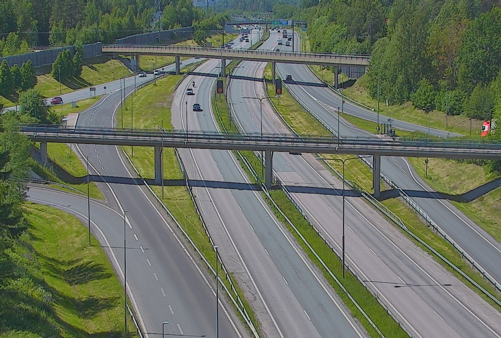 Kelikamerat Kuva Tie 101 Espoo, Turunväylän risteys, Espoo, Uusimaa
