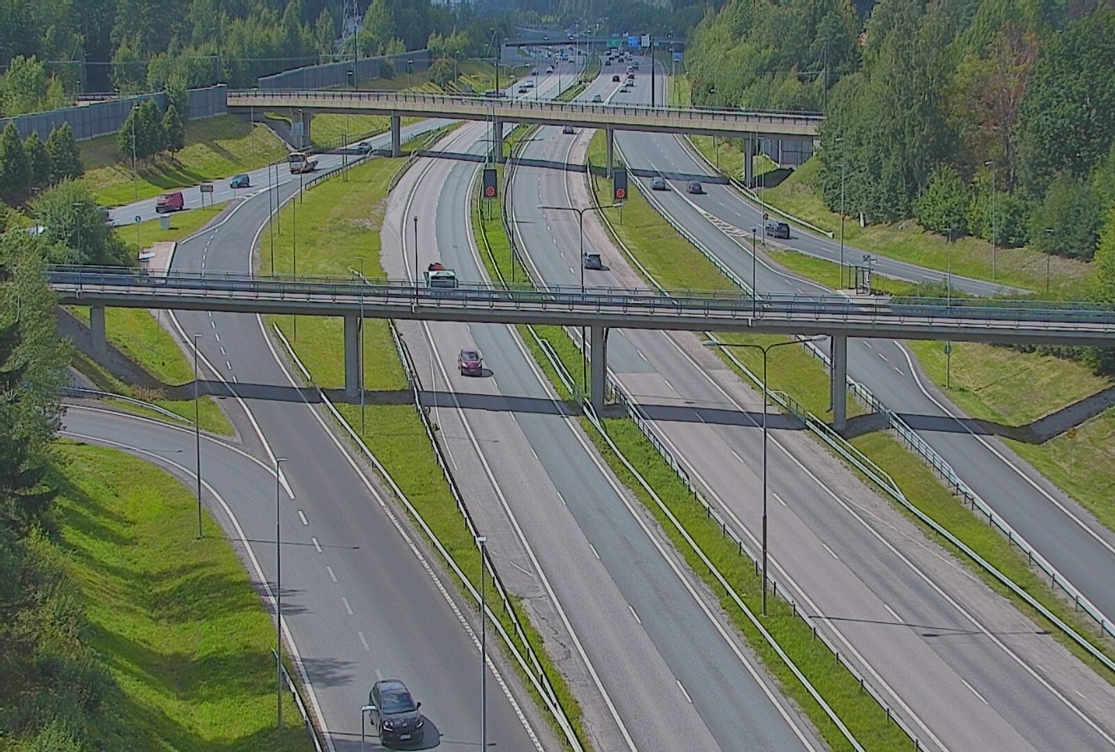 Kelikamerat Kuva Tie 101 Espoo, Turunväylän risteys, Espoo, Uusimaa