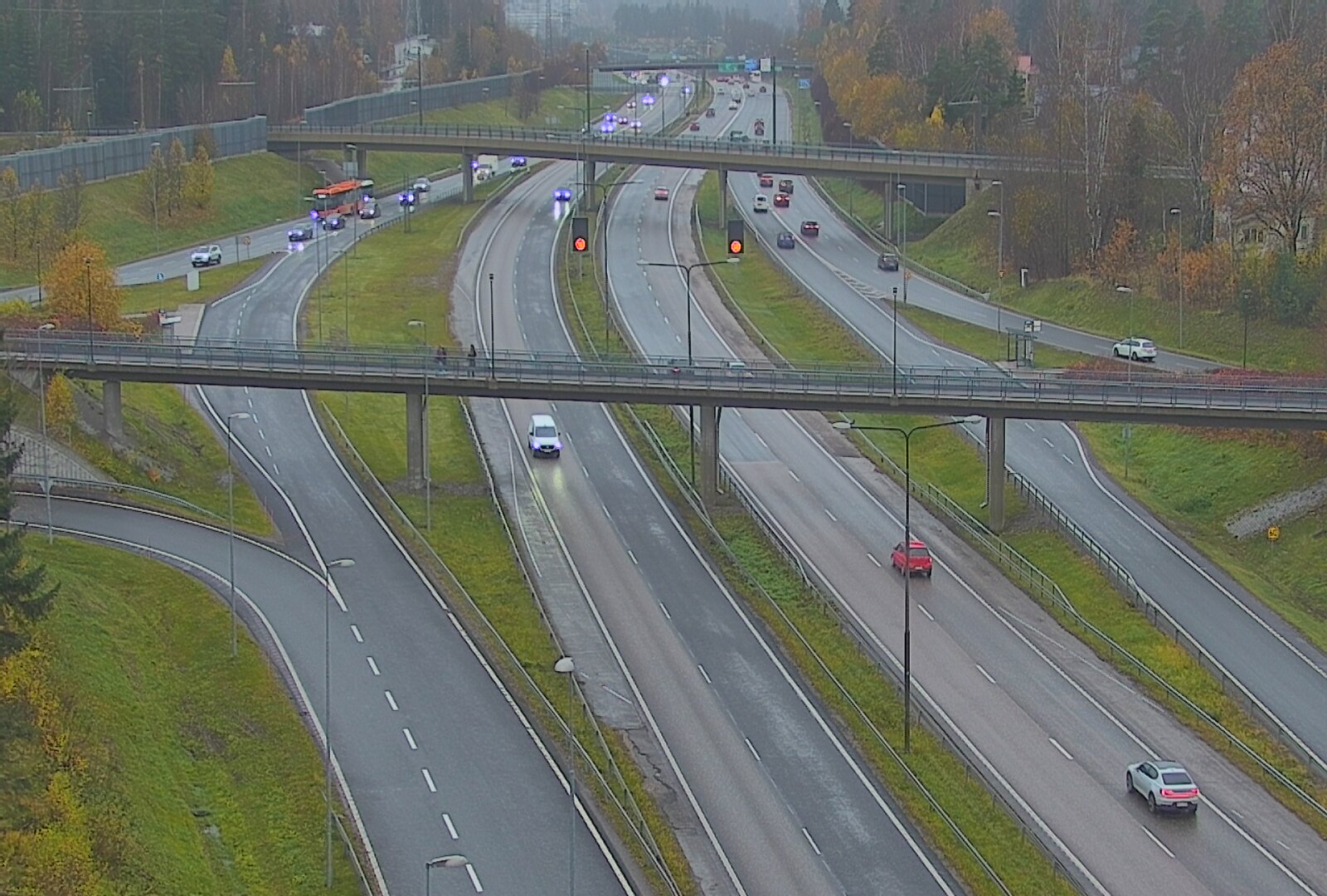 Kelikamerat Kuva Tie 101 Espoo, Turunväylän risteys, Espoo, Uusimaa