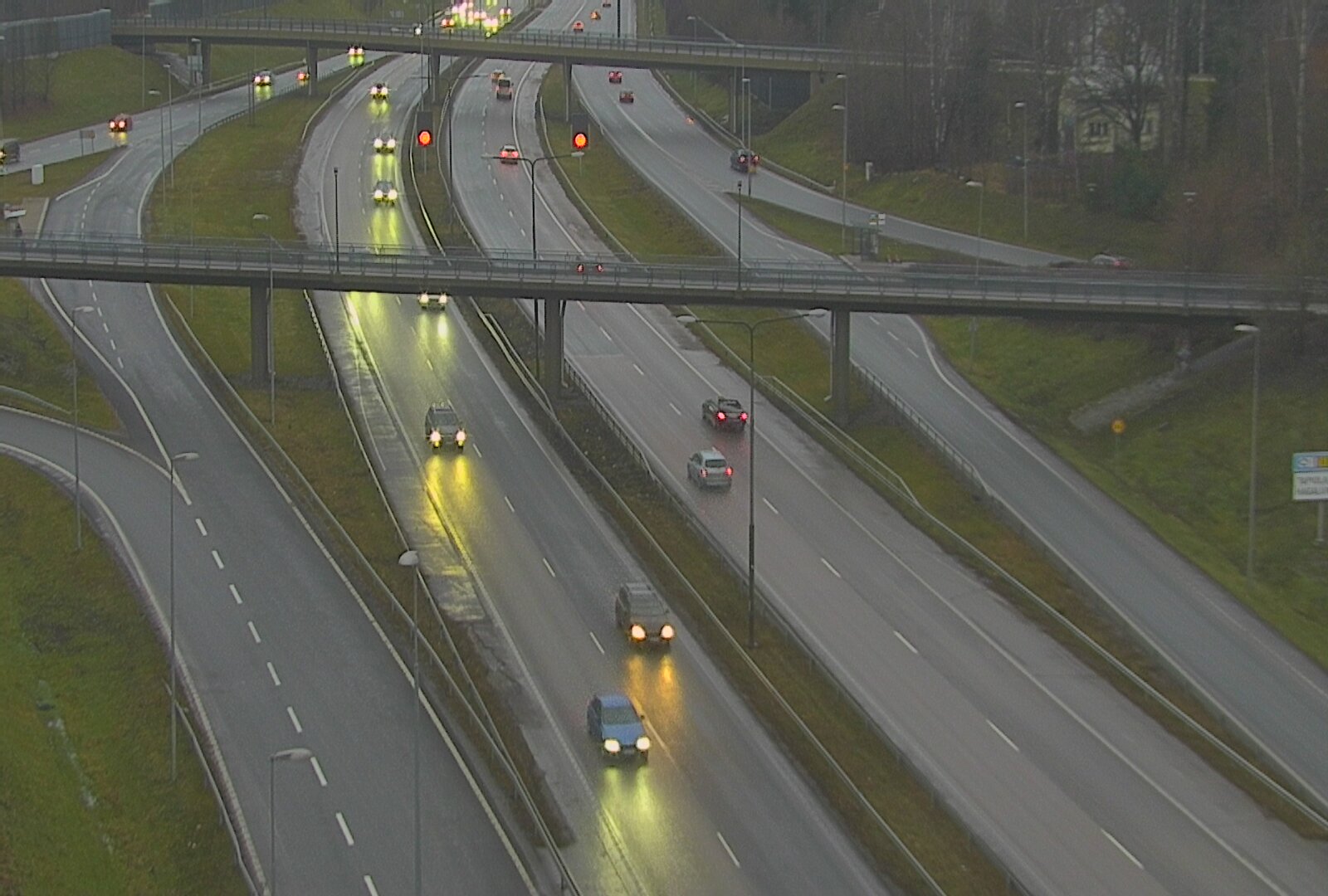 Weather Camera Image Väg 101 Esbo, Åboleden korsning, Espoo, Uusimaa