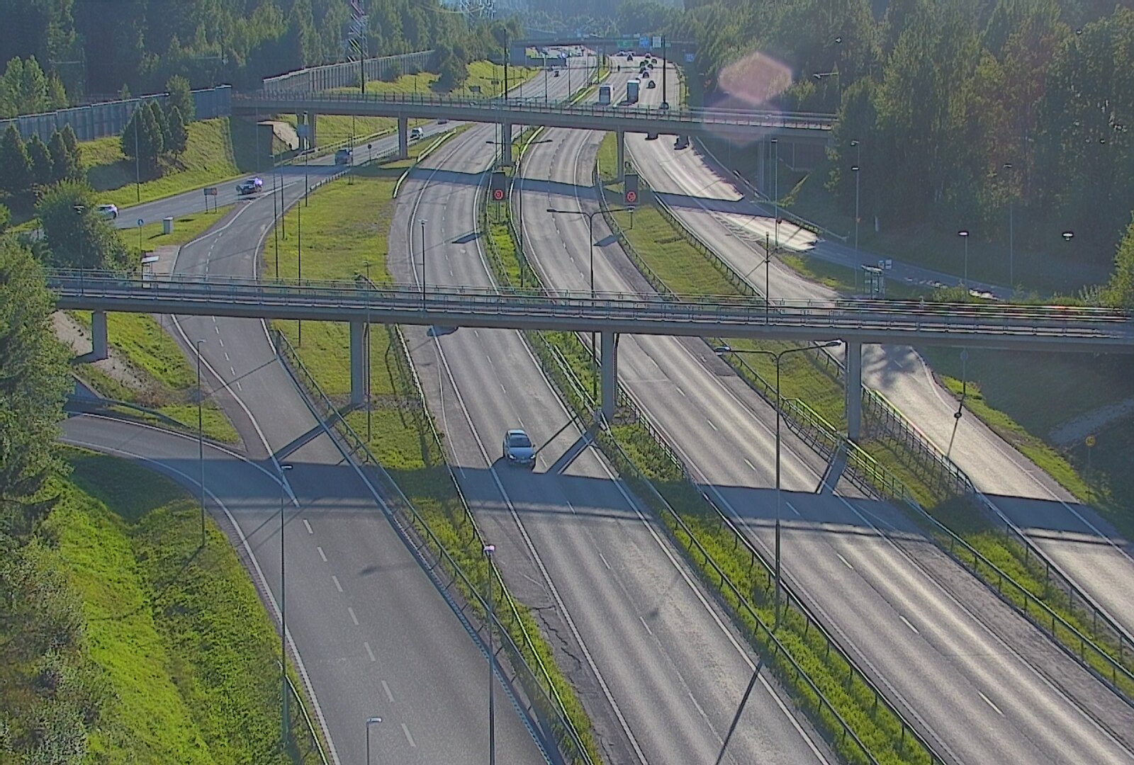 Kelikamerat Kuva Tie 101 Espoo, Turunväylän risteys, Espoo, Uusimaa