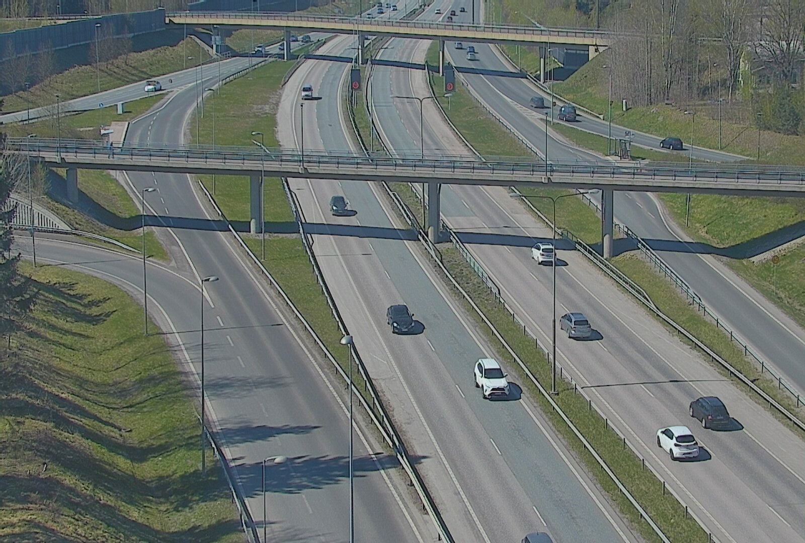 Weather Camera Image Väg 101 Esbo, Åboleden korsning, Espoo, Uusimaa