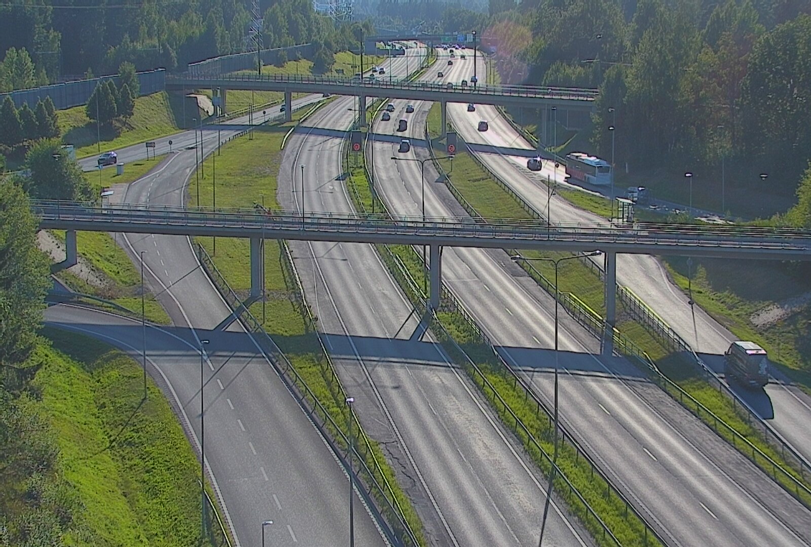Kelikamerat Kuva Tie 101 Espoo, Turunväylän risteys, Espoo, Uusimaa