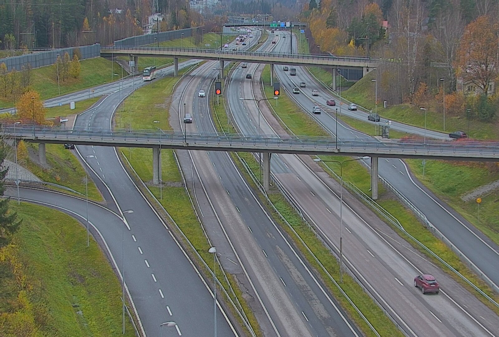 Kelikamerat Kuva Tie 101 Espoo, Turunväylän risteys, Espoo, Uusimaa