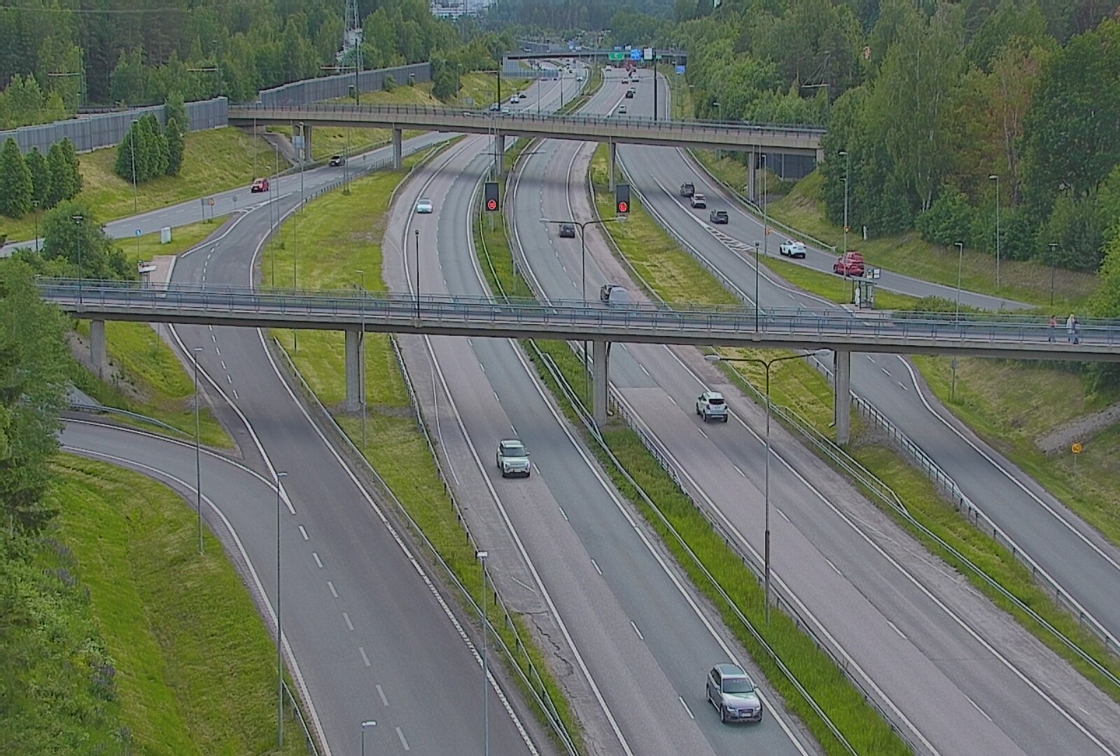 Kelikamerat Kuva Tie 101 Espoo, Turunväylän risteys, Espoo, Uusimaa