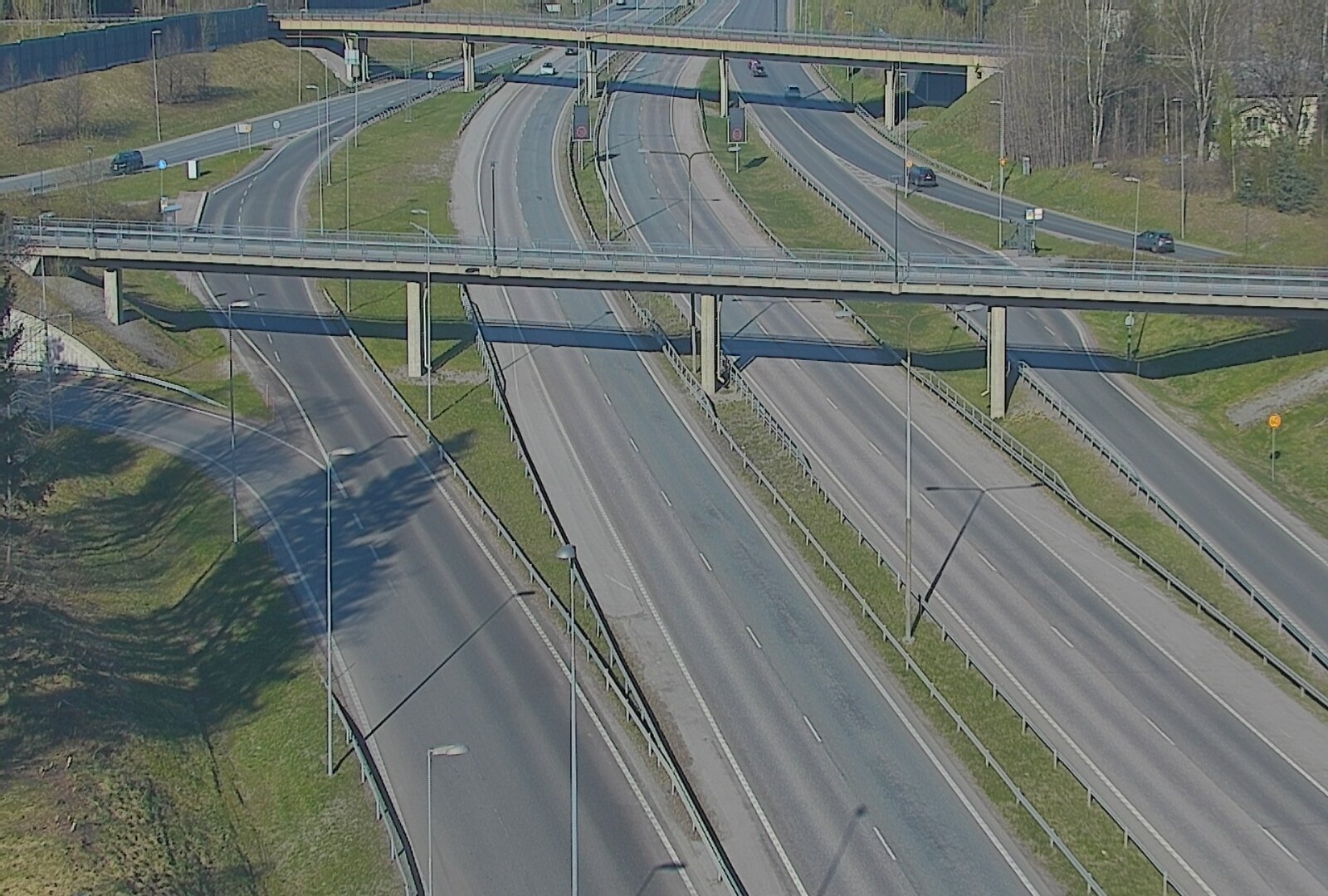 Weather Camera Image Väg 101 Esbo, Åboleden korsning, Espoo, Uusimaa