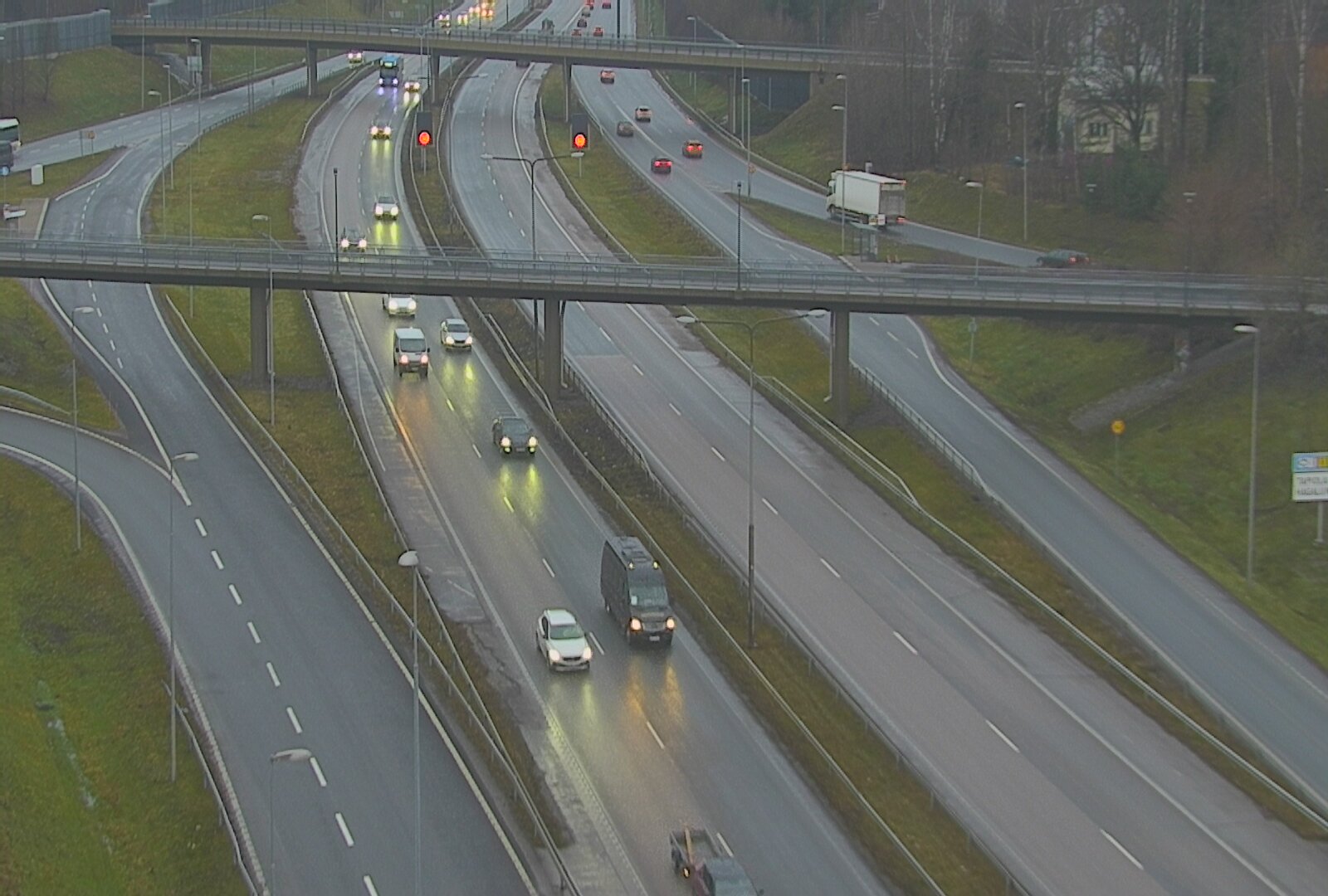 Weather Camera Image Väg 101 Esbo, Åboleden korsning, Espoo, Uusimaa