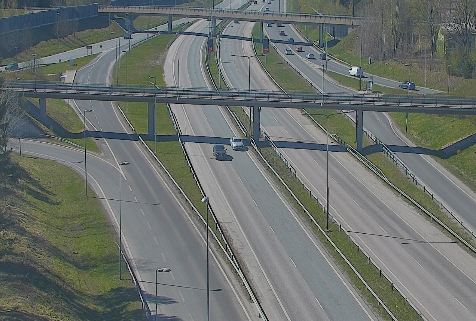 Weather Camera Image Väg 101 Esbo, Åboleden korsning, Espoo, Uusimaa