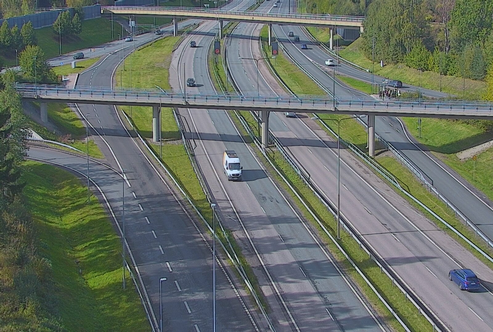 Weather Camera Image Road 101 Espoo, Turunväylä risteys, Espoo, Uusimaa